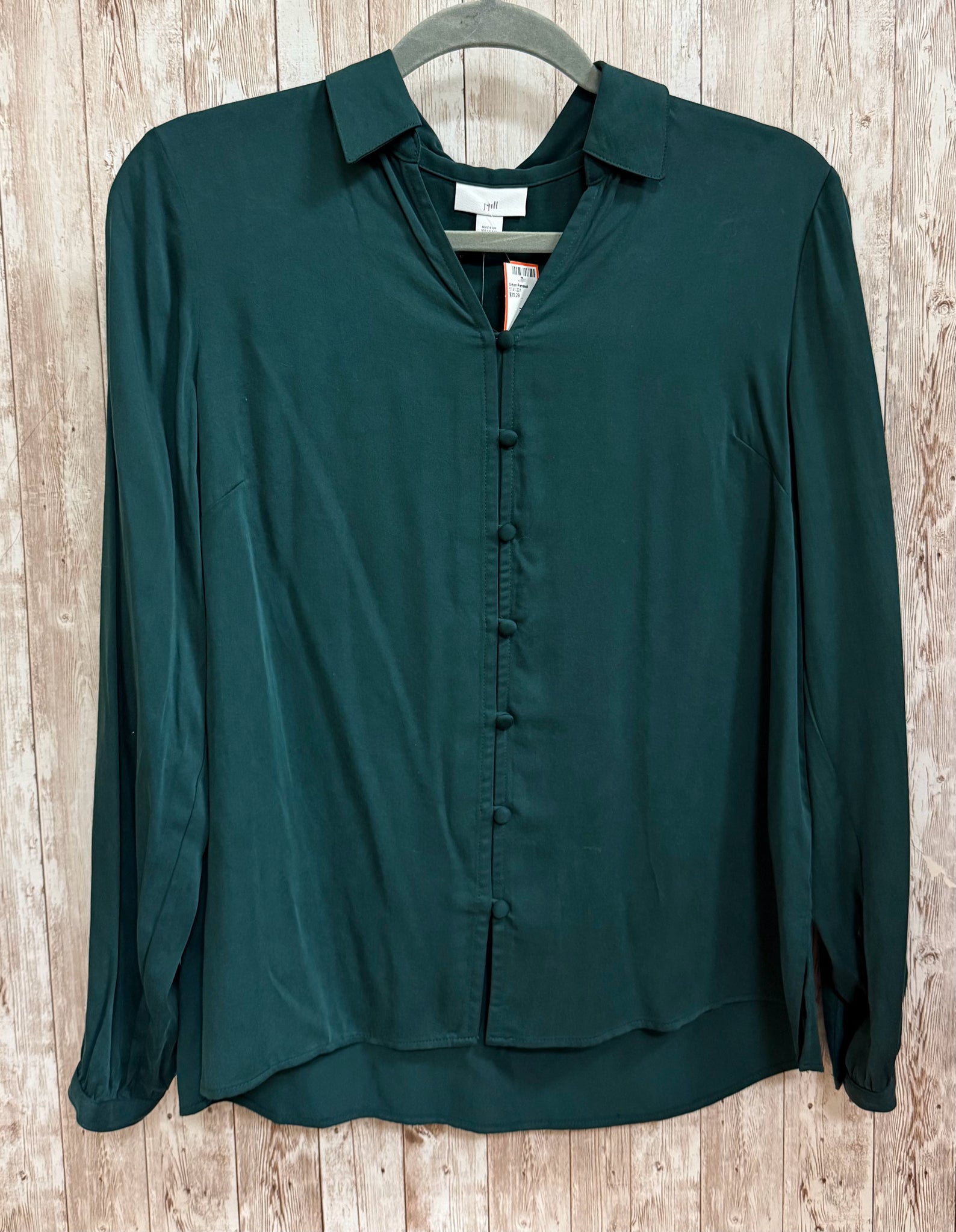 Size XS J JILL HUNTER GREEN Top