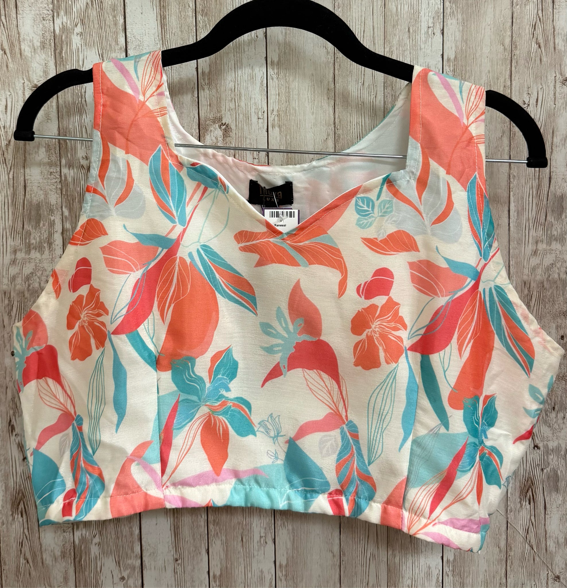 Size L INDYA LUXE BEIGE & ORANGE 2 PC PANT SET