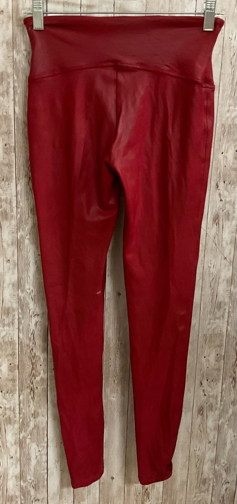 Size M SPANX Red Leggings