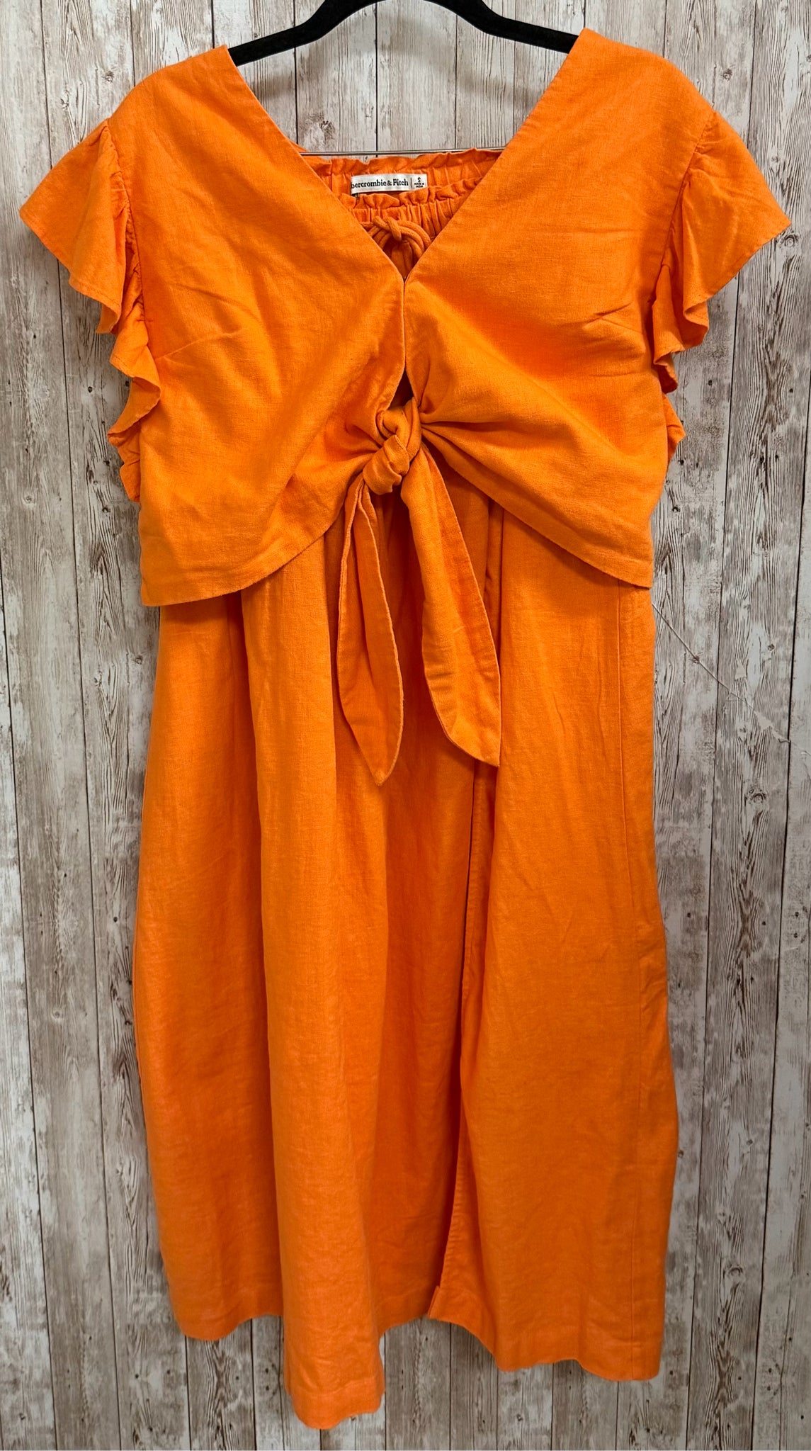 Size L ABERCROMBIE Orange 2 PC SET