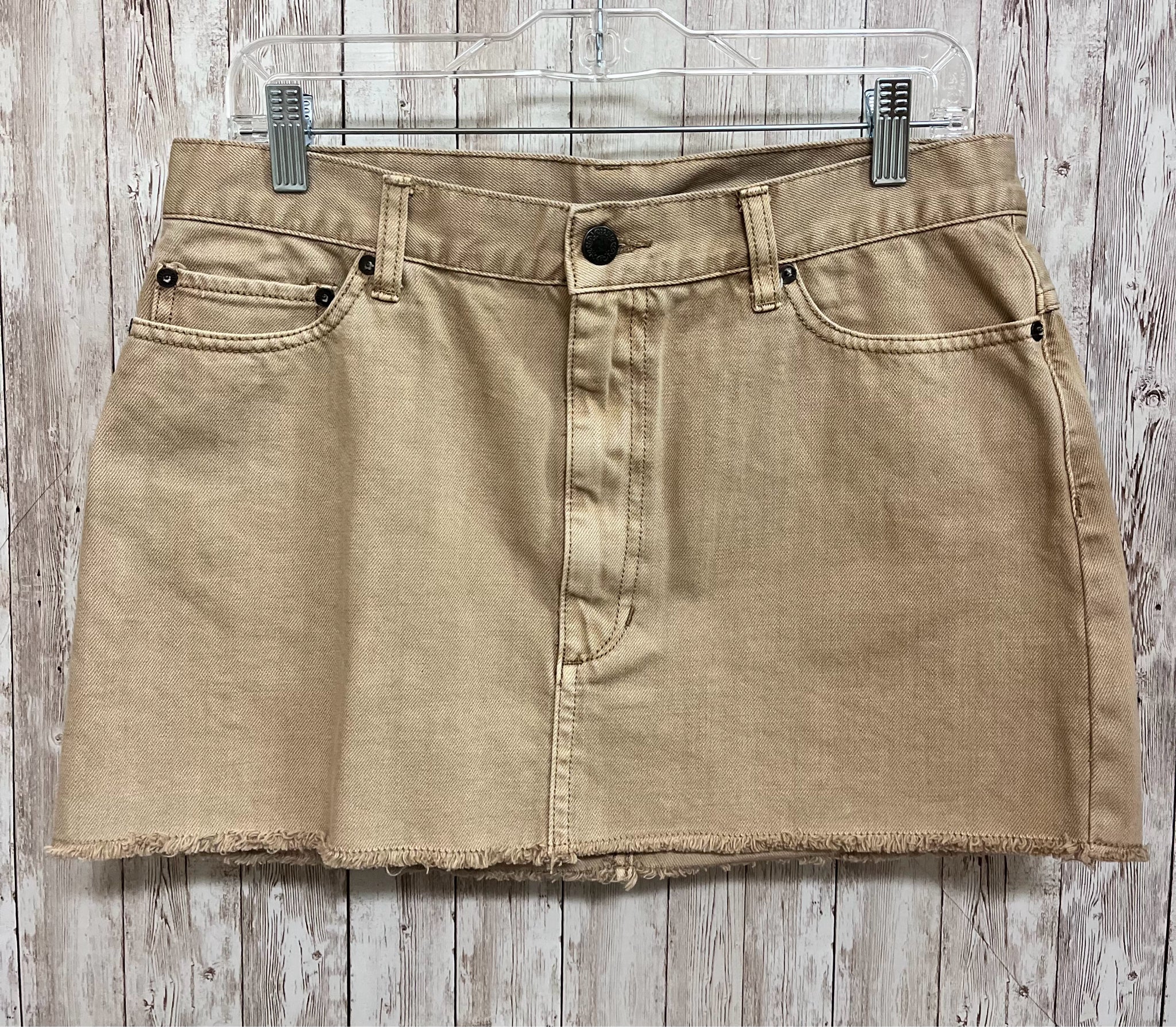 FREE PEOPLE Size 10 Tan Skirt