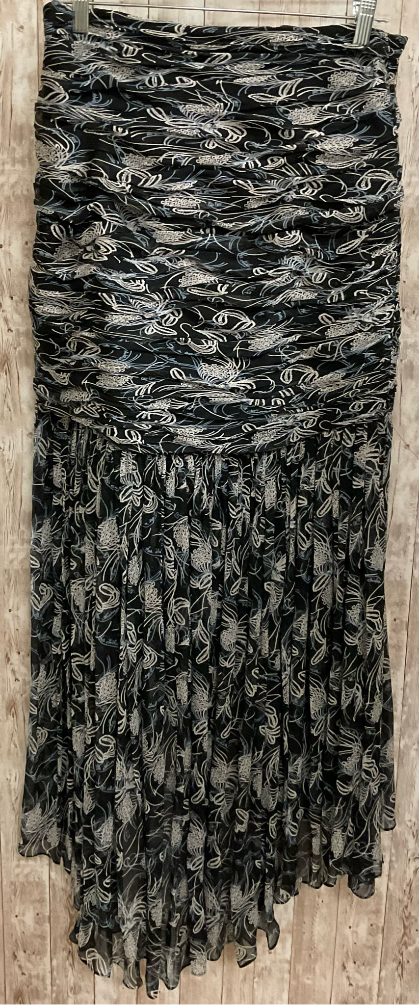 Size 8 CINQaSEPT BLACK AND BLUE Skirt
