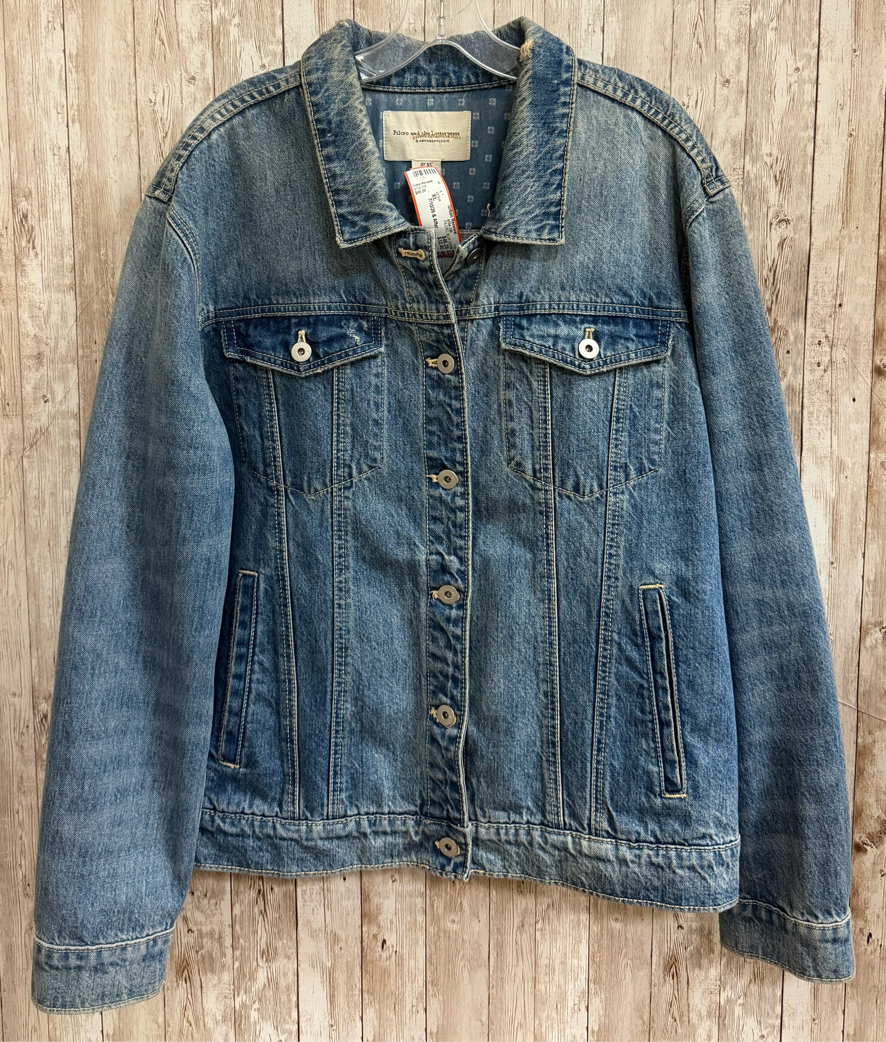Size XL PILCRO BLUE DENIM Jacket