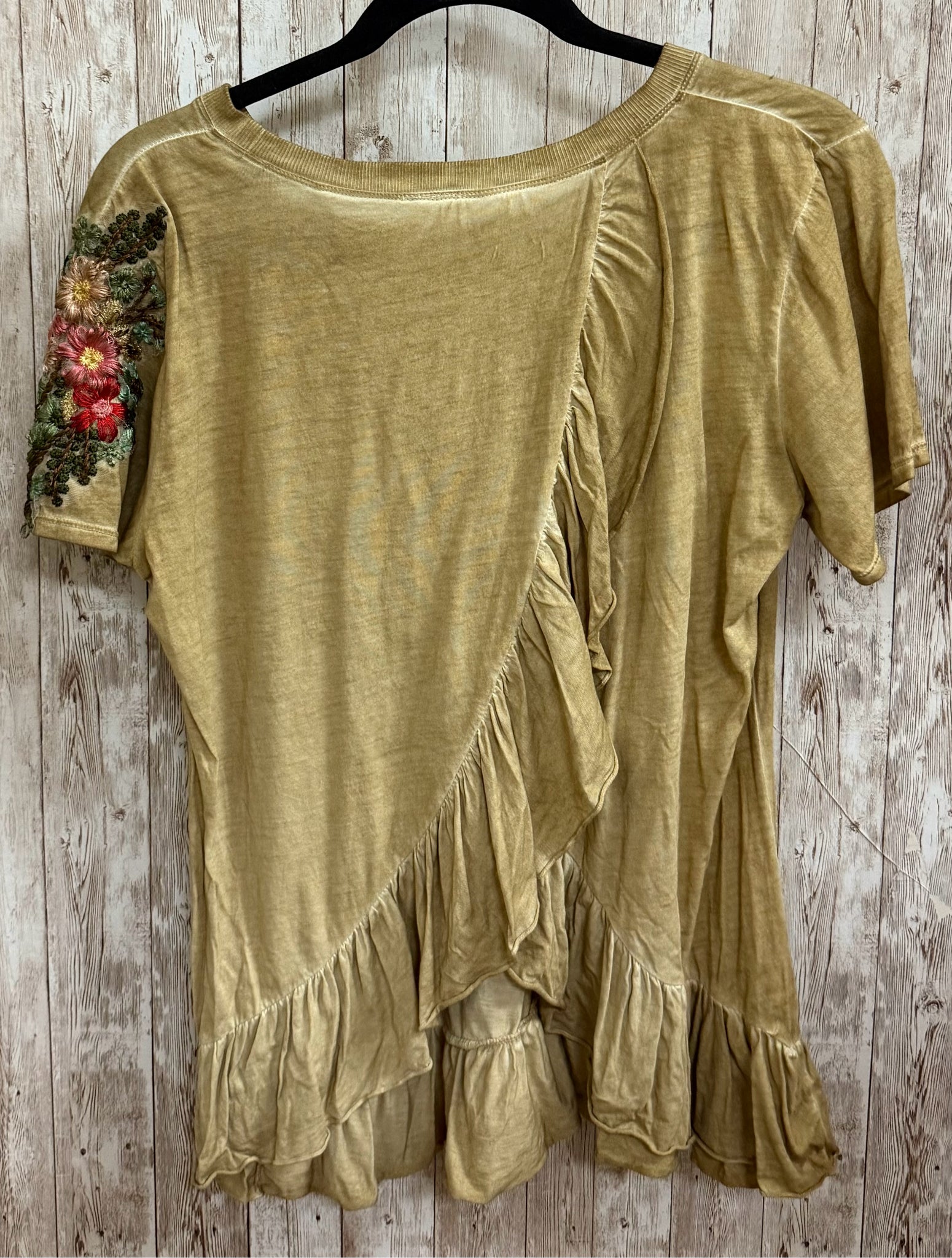 Size S Aratta Silent Journey MUSTARD MULTI Top
