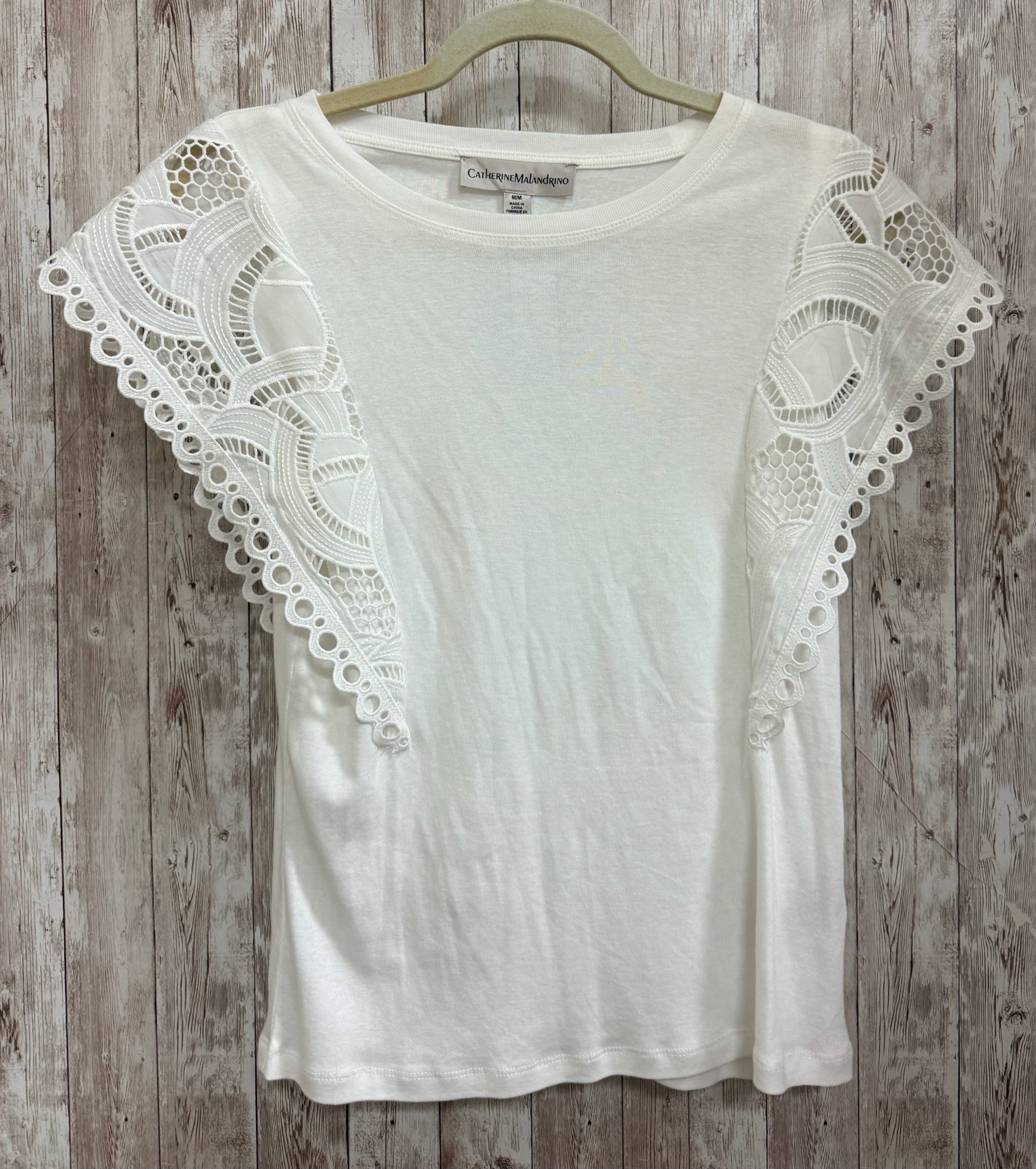 Size M CATHERINE MALANDRINO White Top