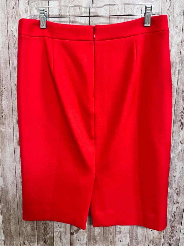 J CREW Size 6 Red Skirt