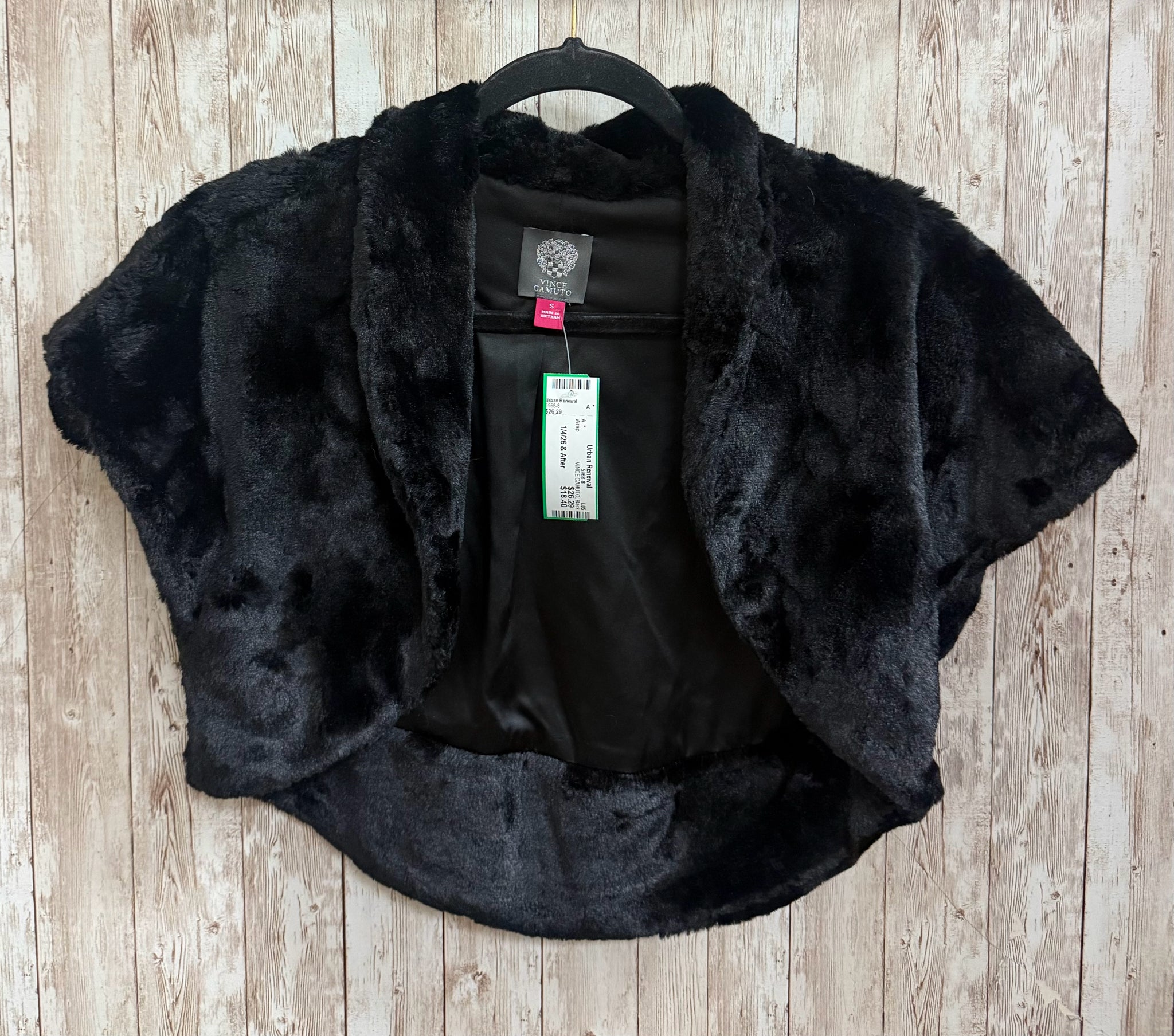 VINCE CAMUTO Black Wrap