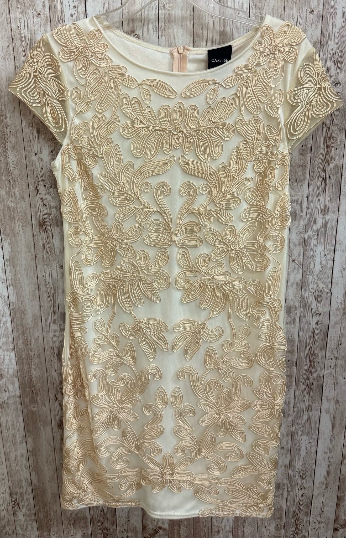 Size 6 CARTISE Beige Dress