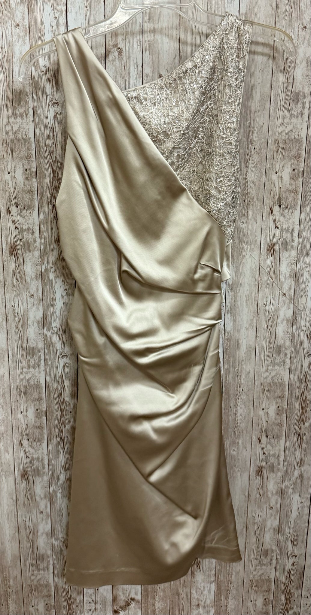 Size 4 SUZI CHIN Tan Dress
