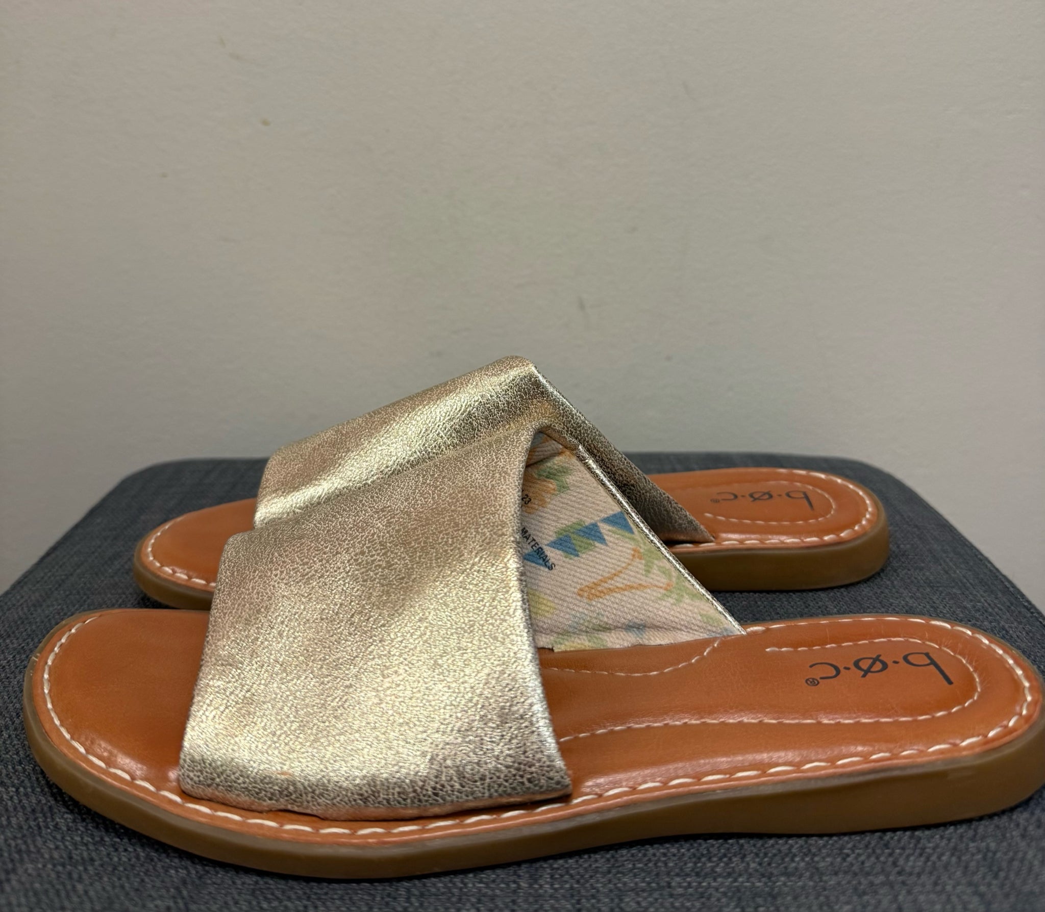7 BOC Gold Sandals