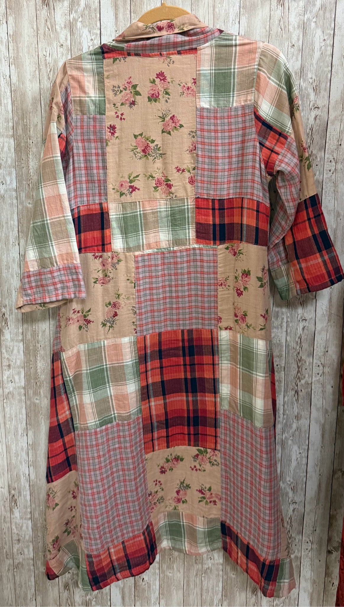 Paper Lace Size M BLUSH AND OLIVE Duster