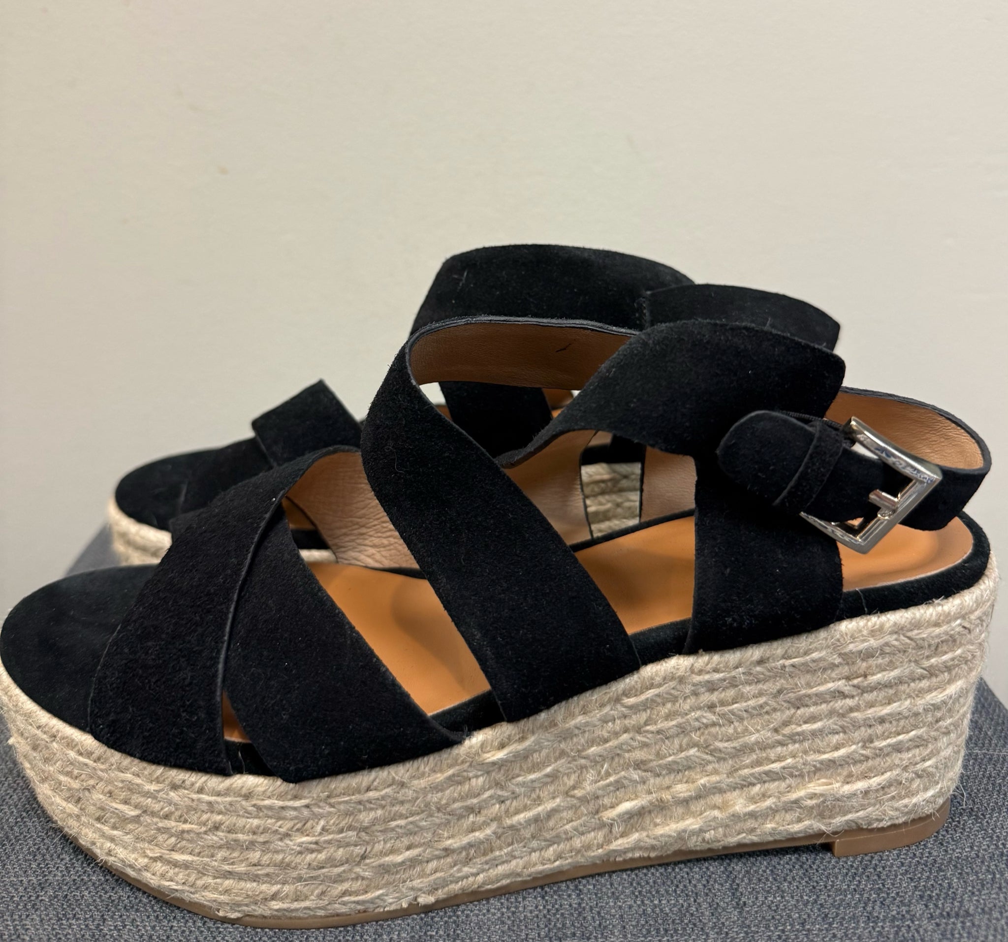 9 JOIE Black Wedges