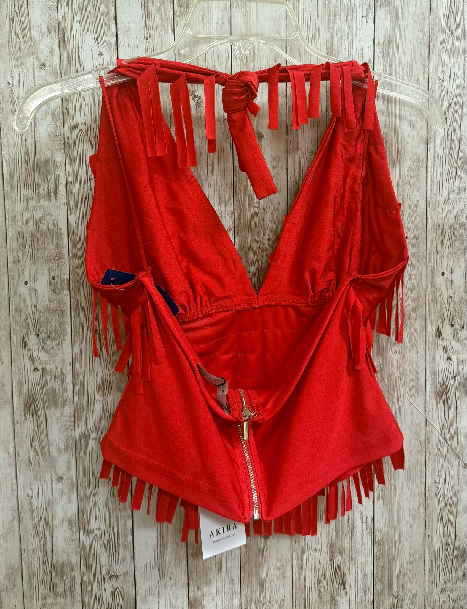 Size L AKIRA Red Halter