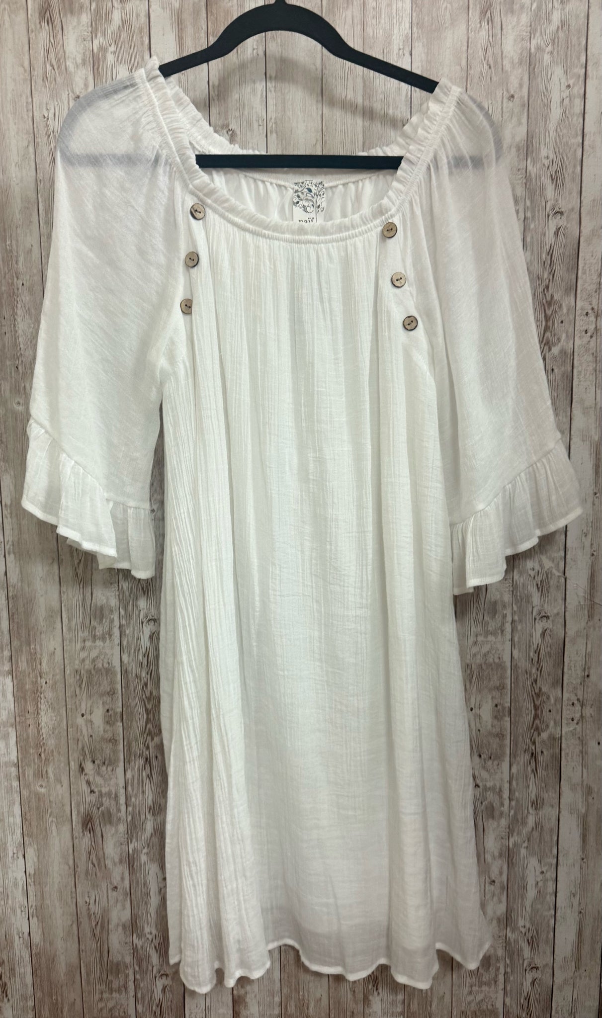 Size L NAIF White Dress