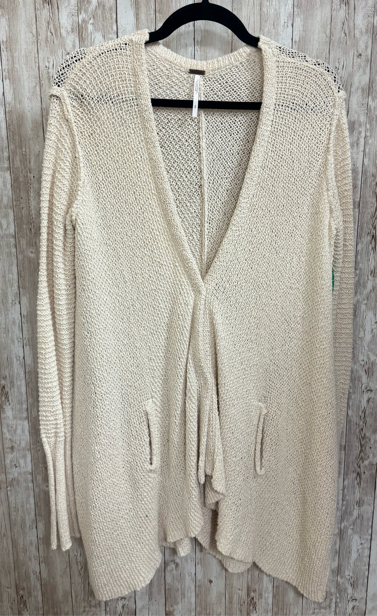 Size S FREE PEOPLE Cream Cardigan