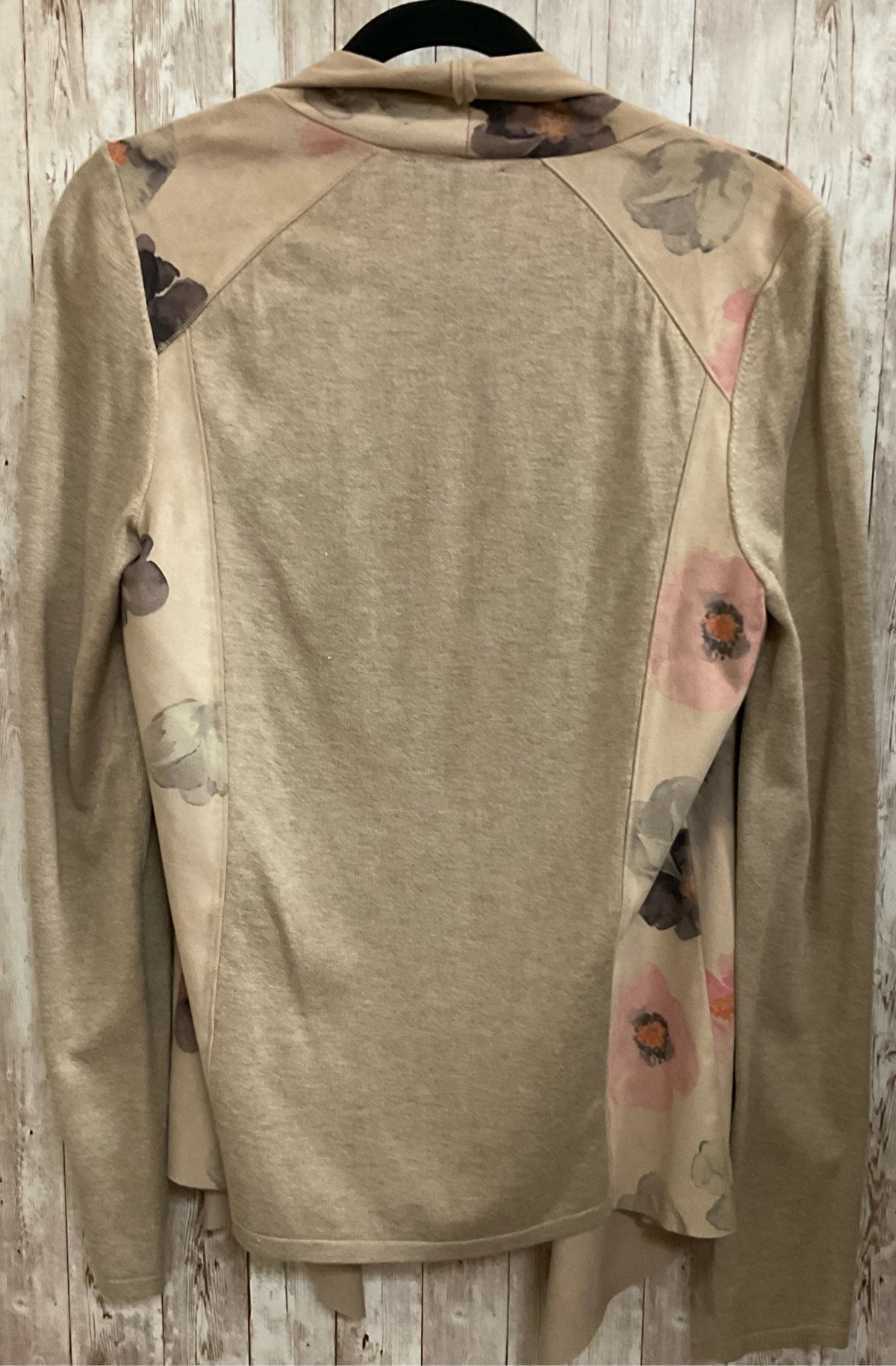 Size L INC TAN FLORAL Jacket