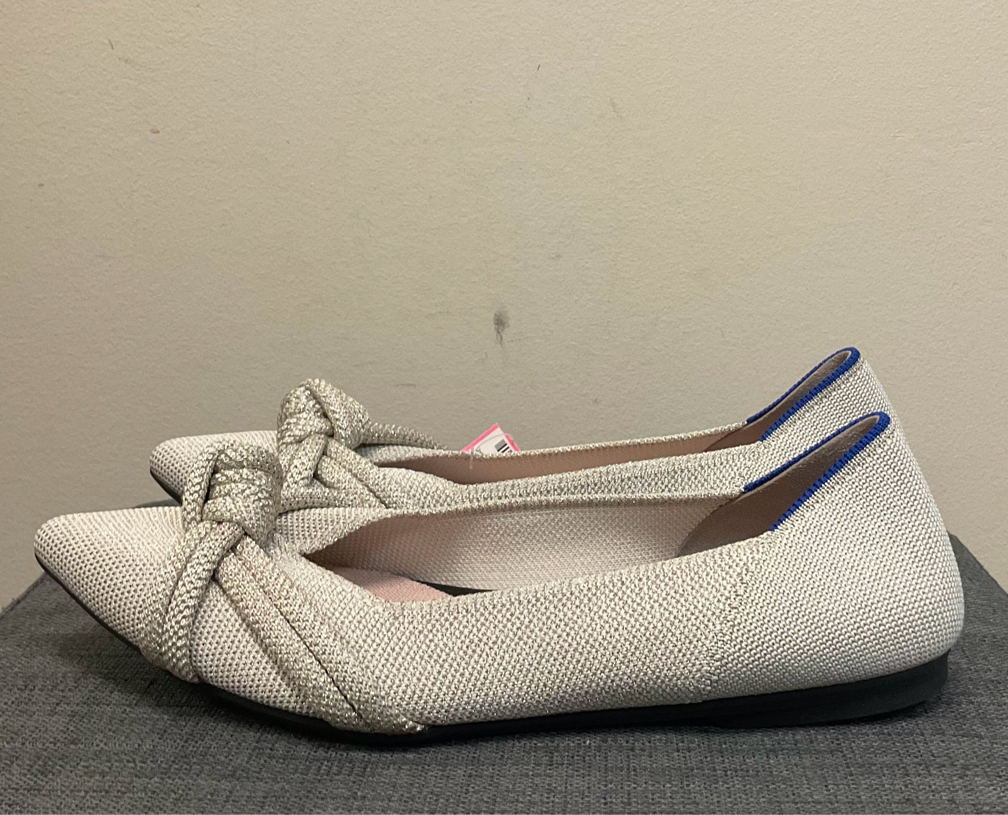 8 ROTHY'S Silver SHOES