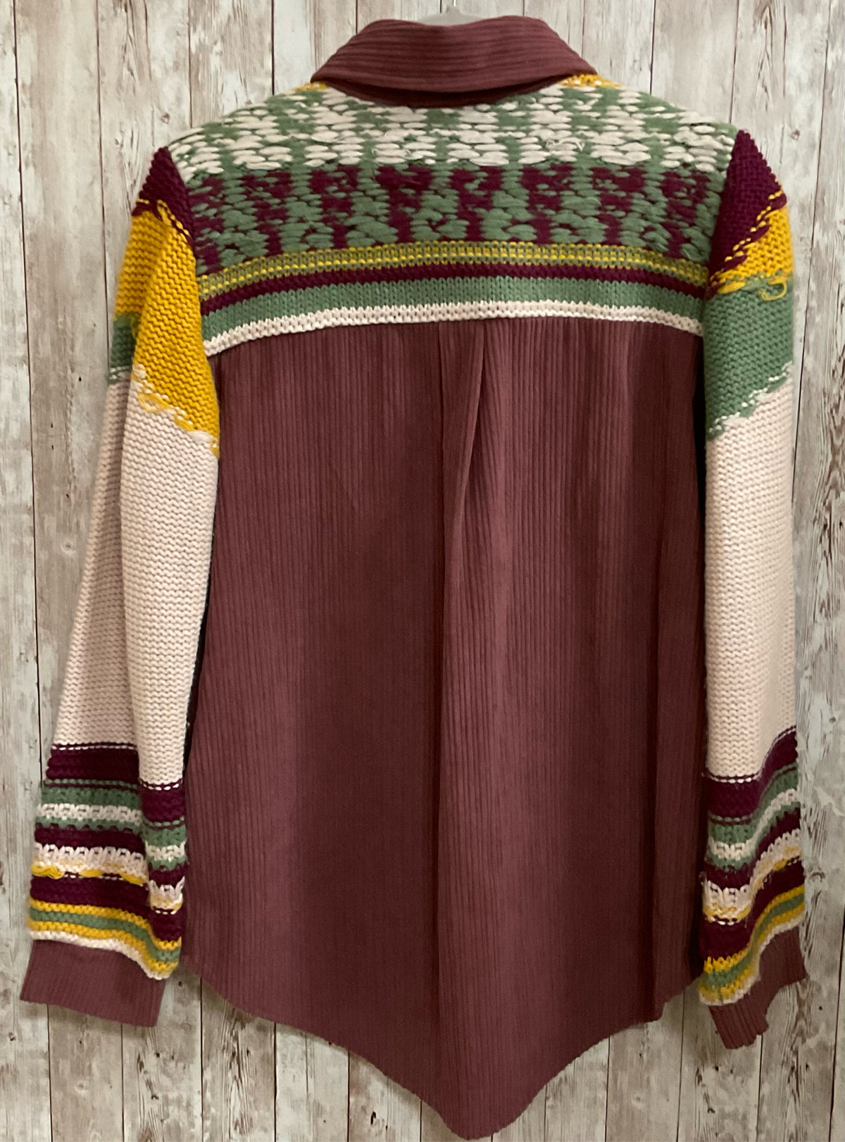 Size S EASEL DARK MAUVE SHACKET