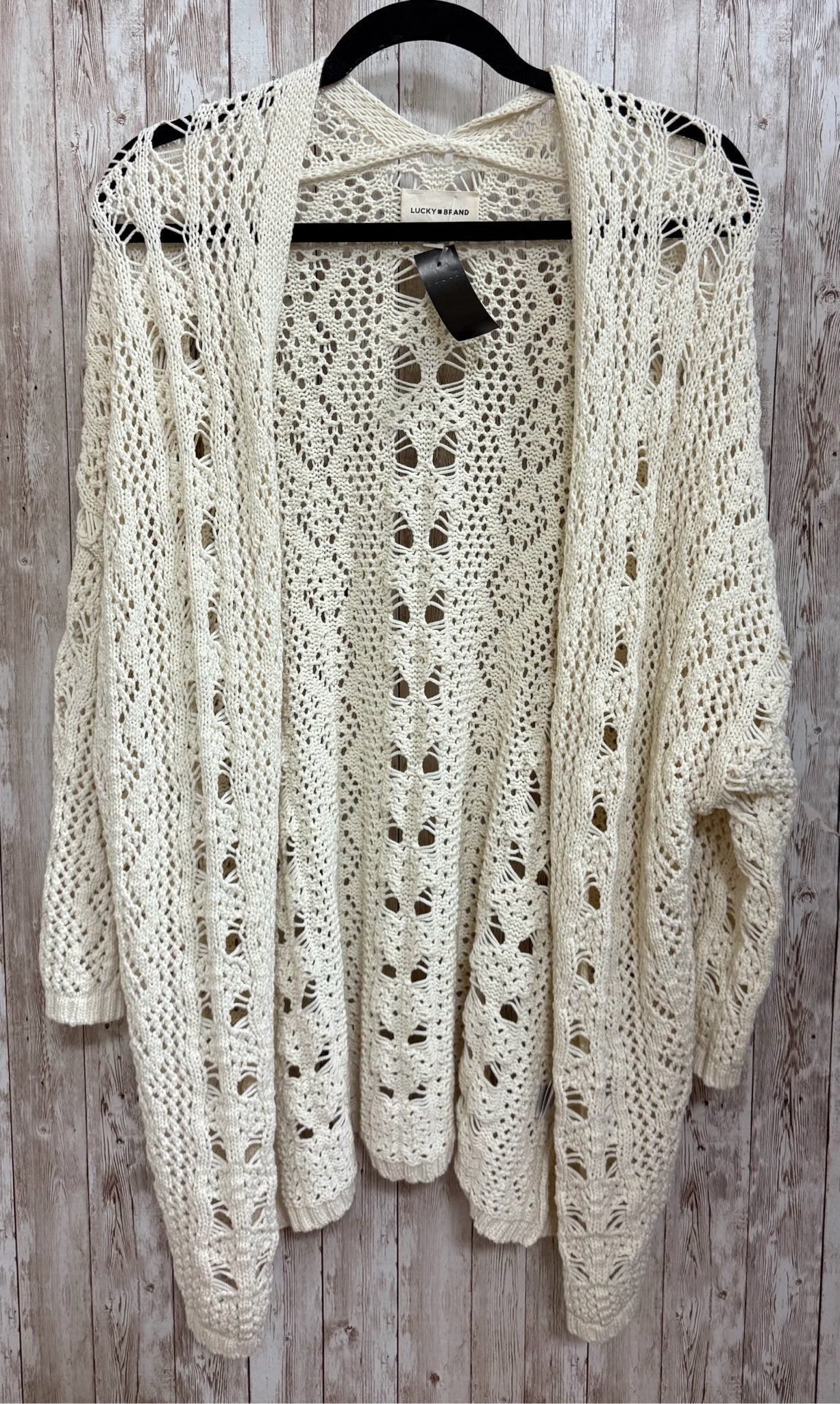 Size S LUCKY BRAND Cream Cardigan