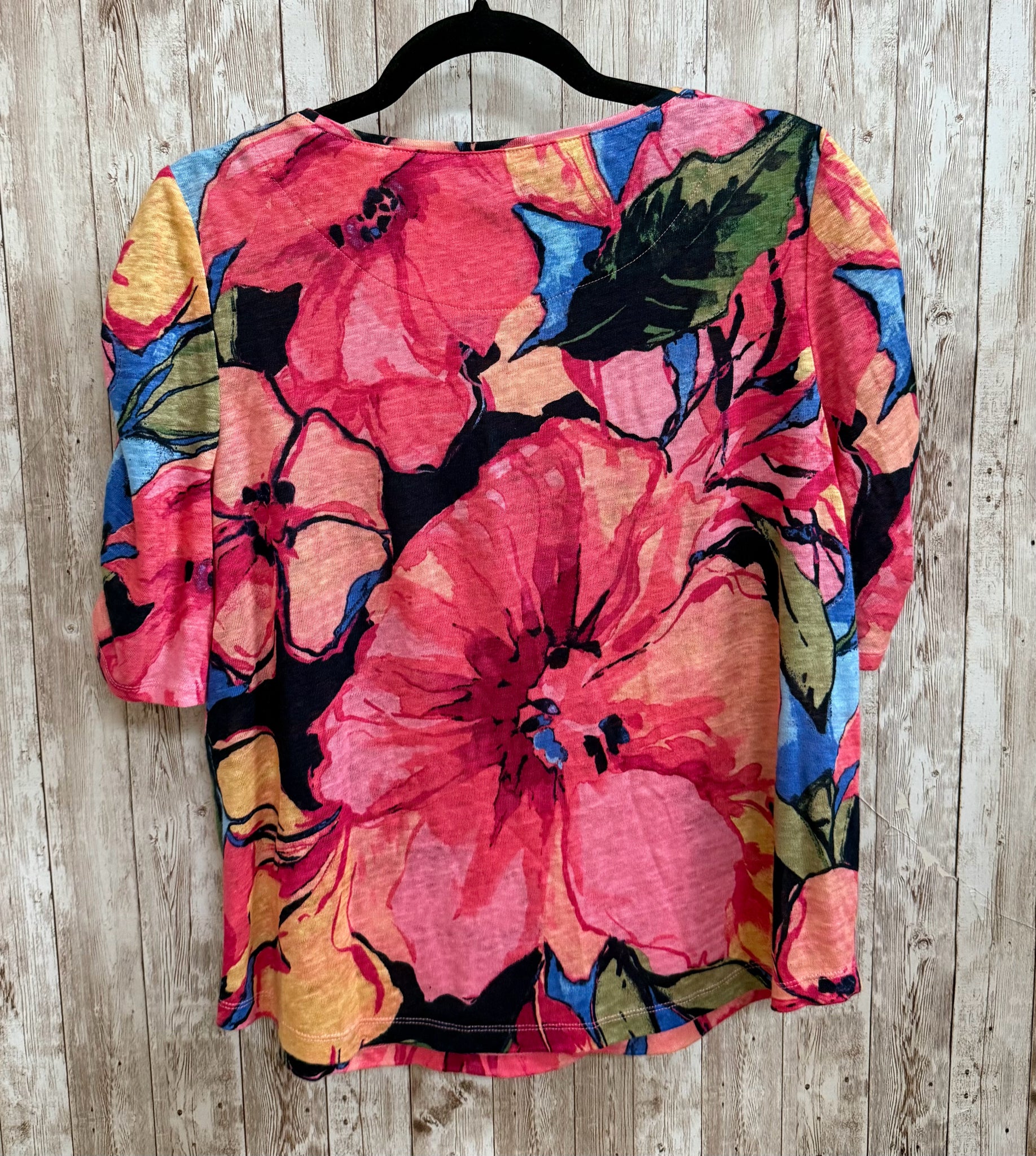 Size M CHICO'S Pink Print Top