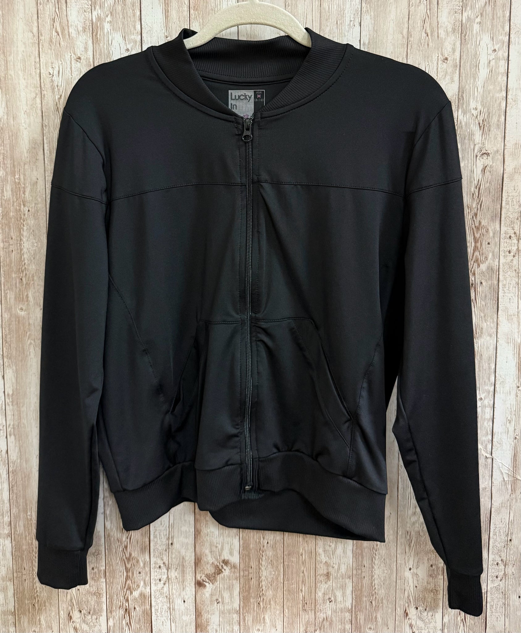 Size M LUCKY IN LOVE Black Top