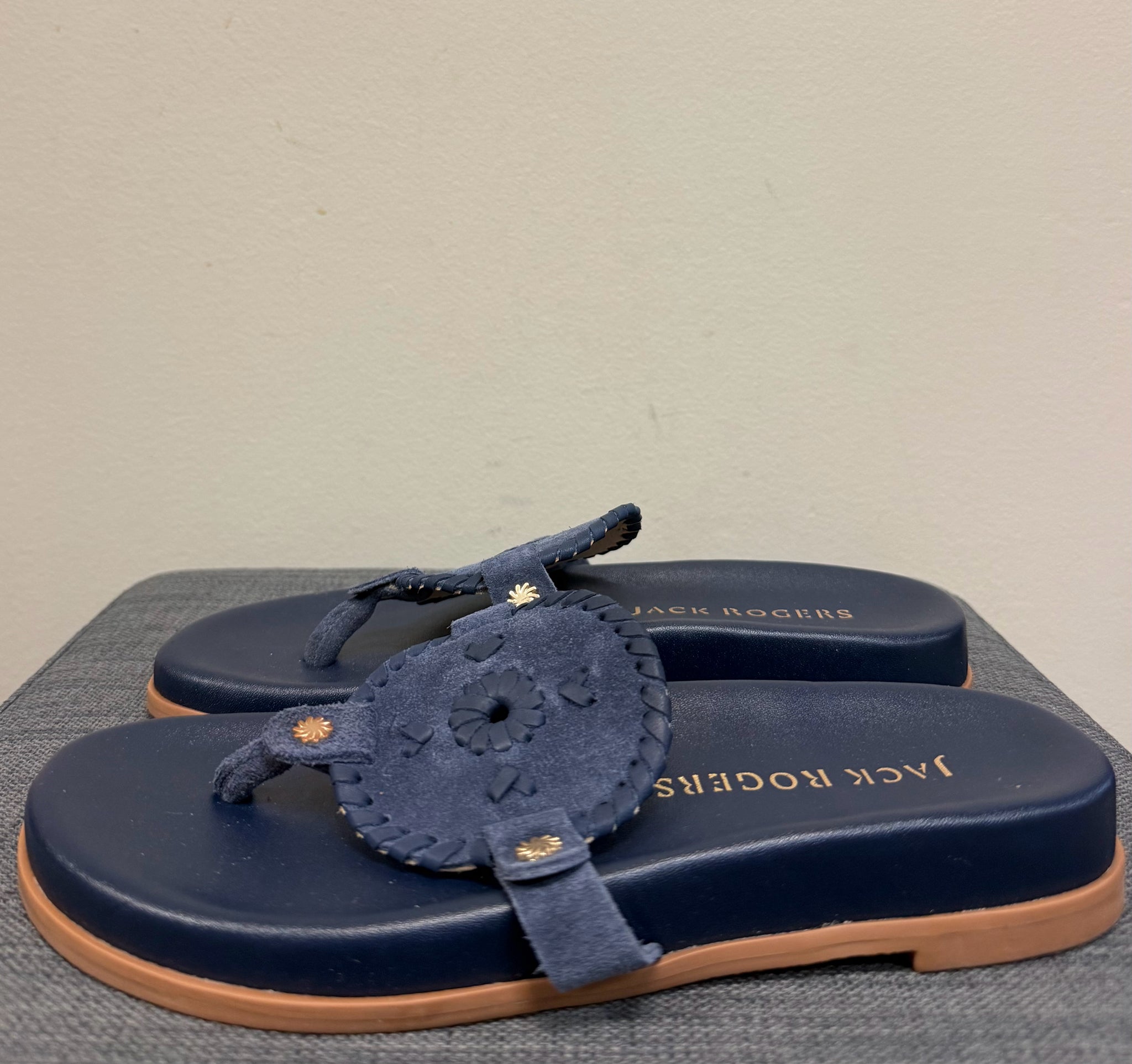 7 JACK ROGERS Navy Sandals