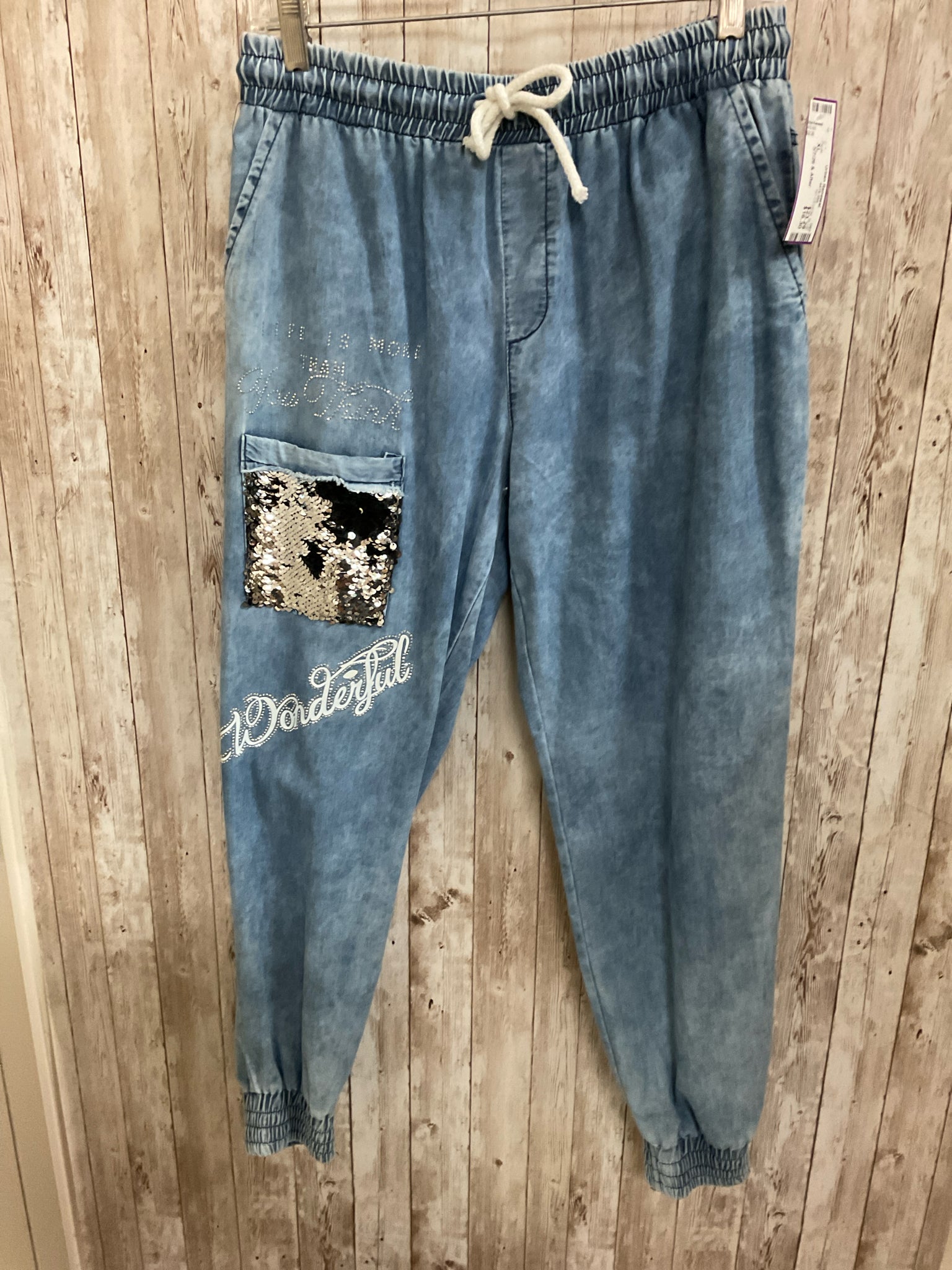 Size XL NO DESIGN BLUE DENIM Pants
