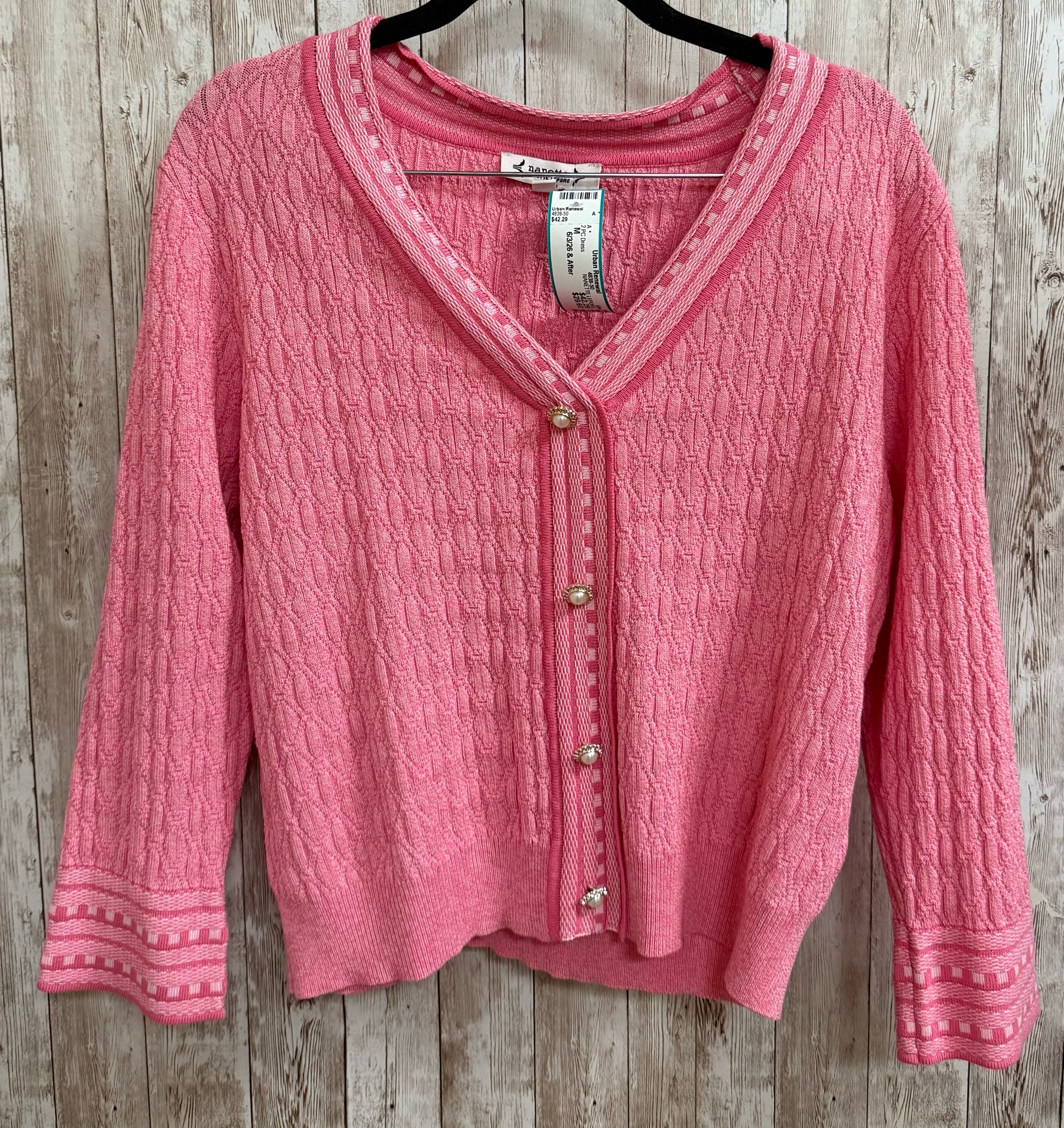 Size M NANETTE LEPORE Pink 2 PC Dress