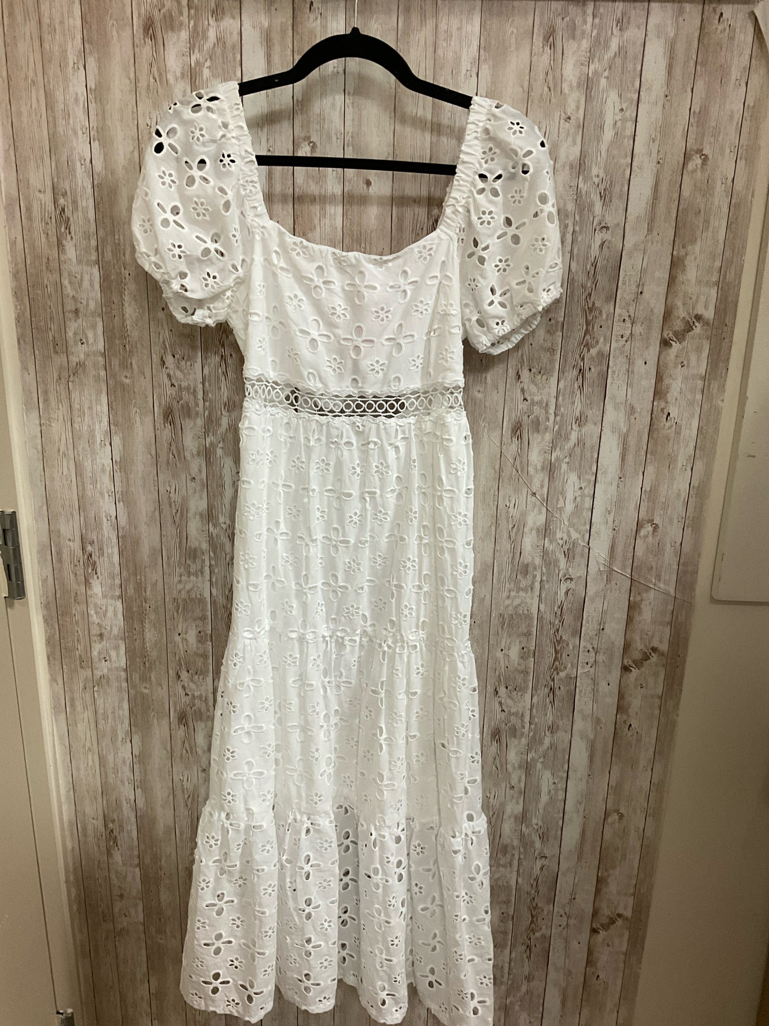 Size S TRIXXI WHITE EYELET Dress