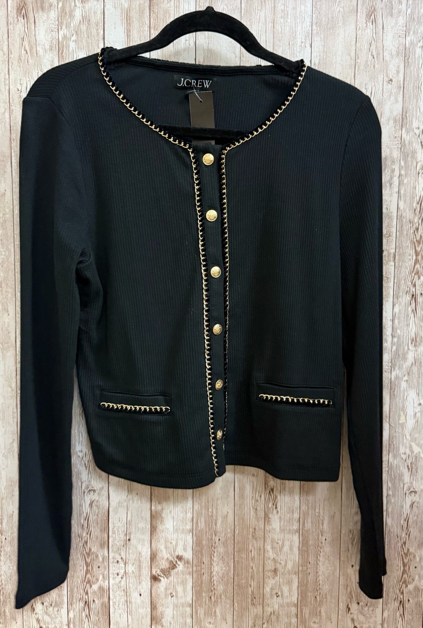 Size M J.CREW Black Cardigan