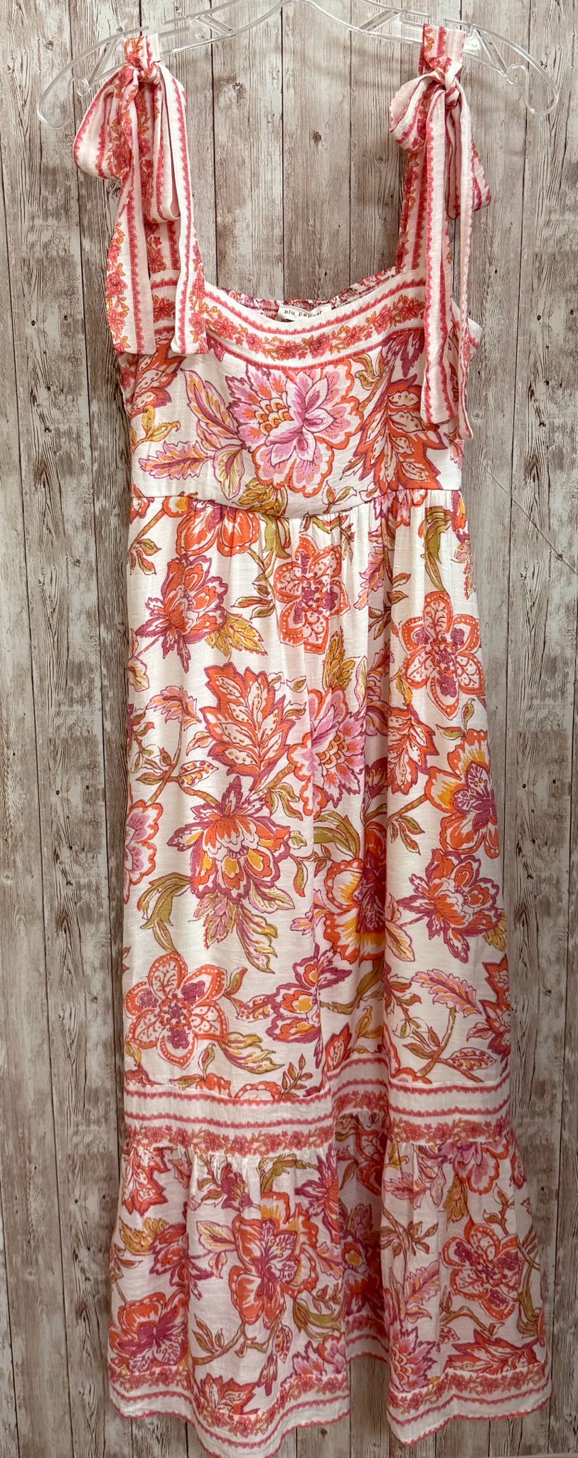 Size M BLUE PEPPER CREAM FLORAL Dress