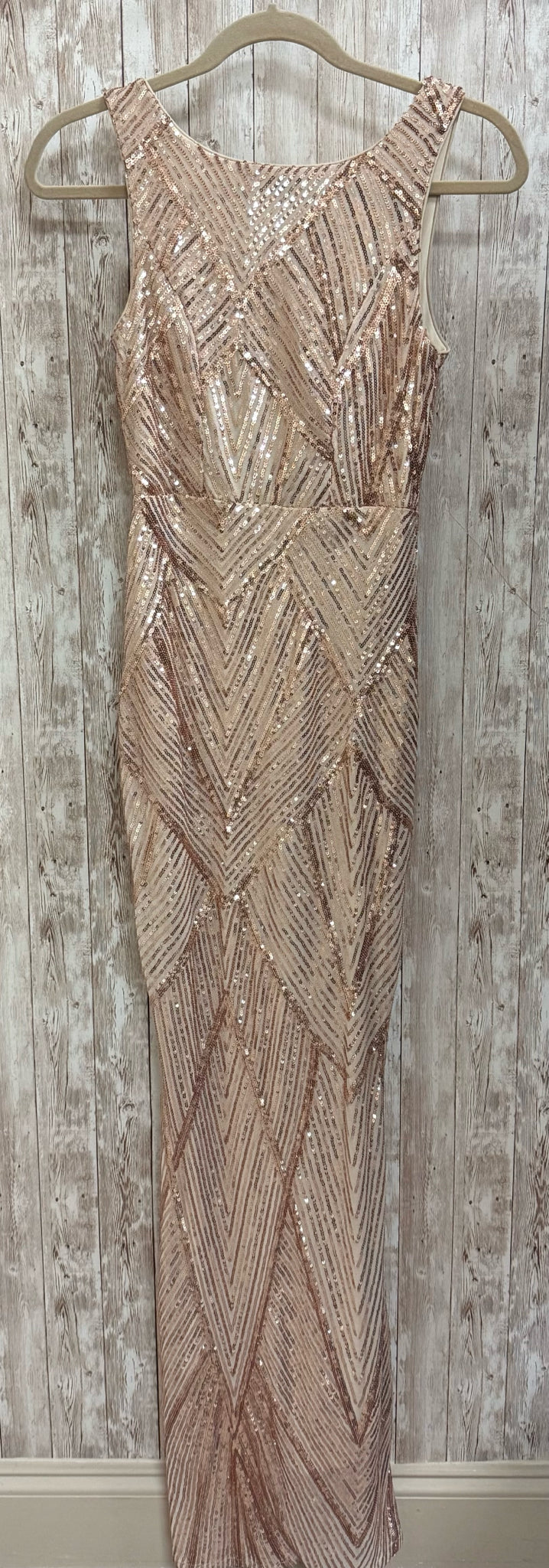 Size XS LIUXEDO ROSE GOLD Dress