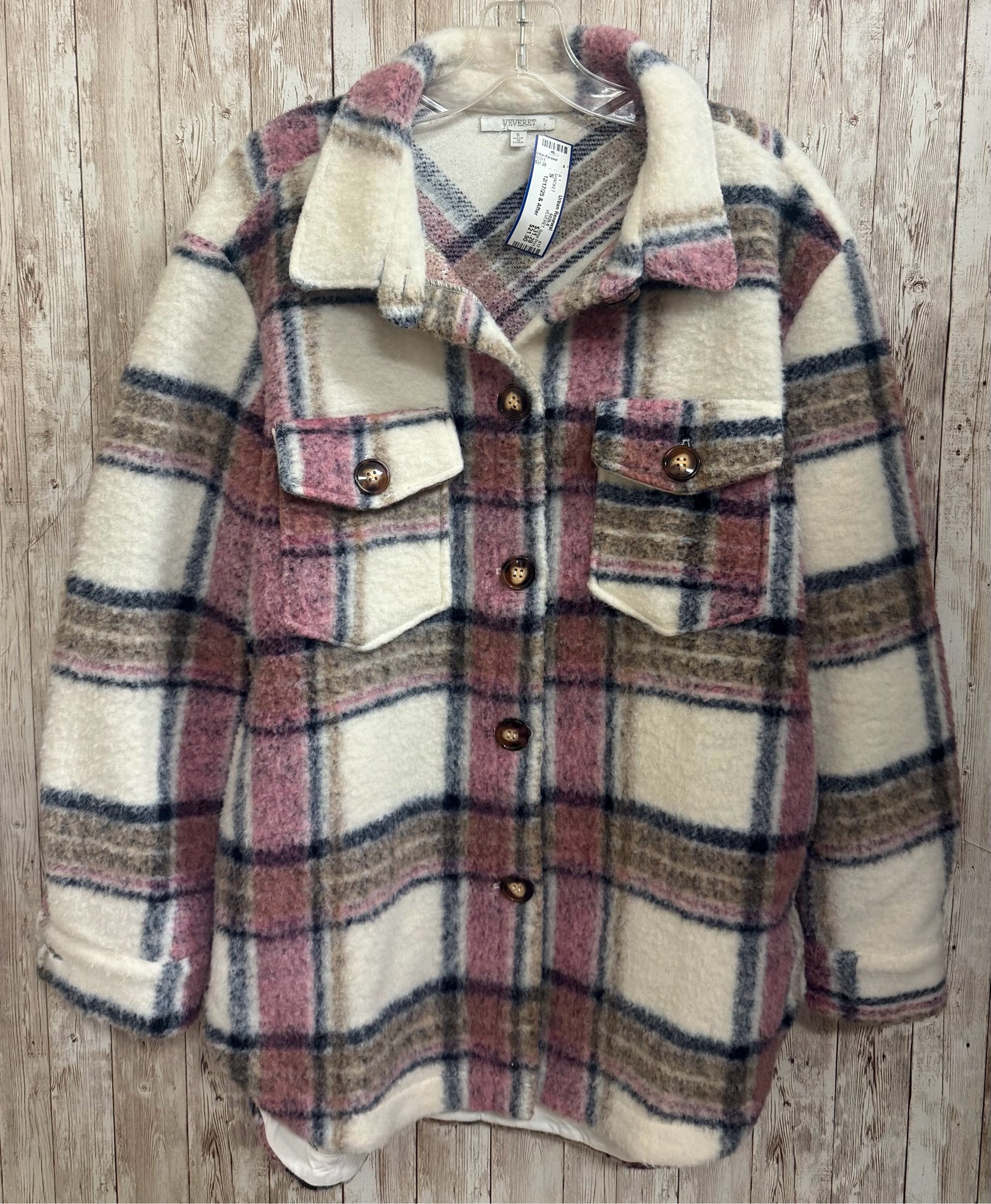 Size S VEVERET Beige Print SHACKET