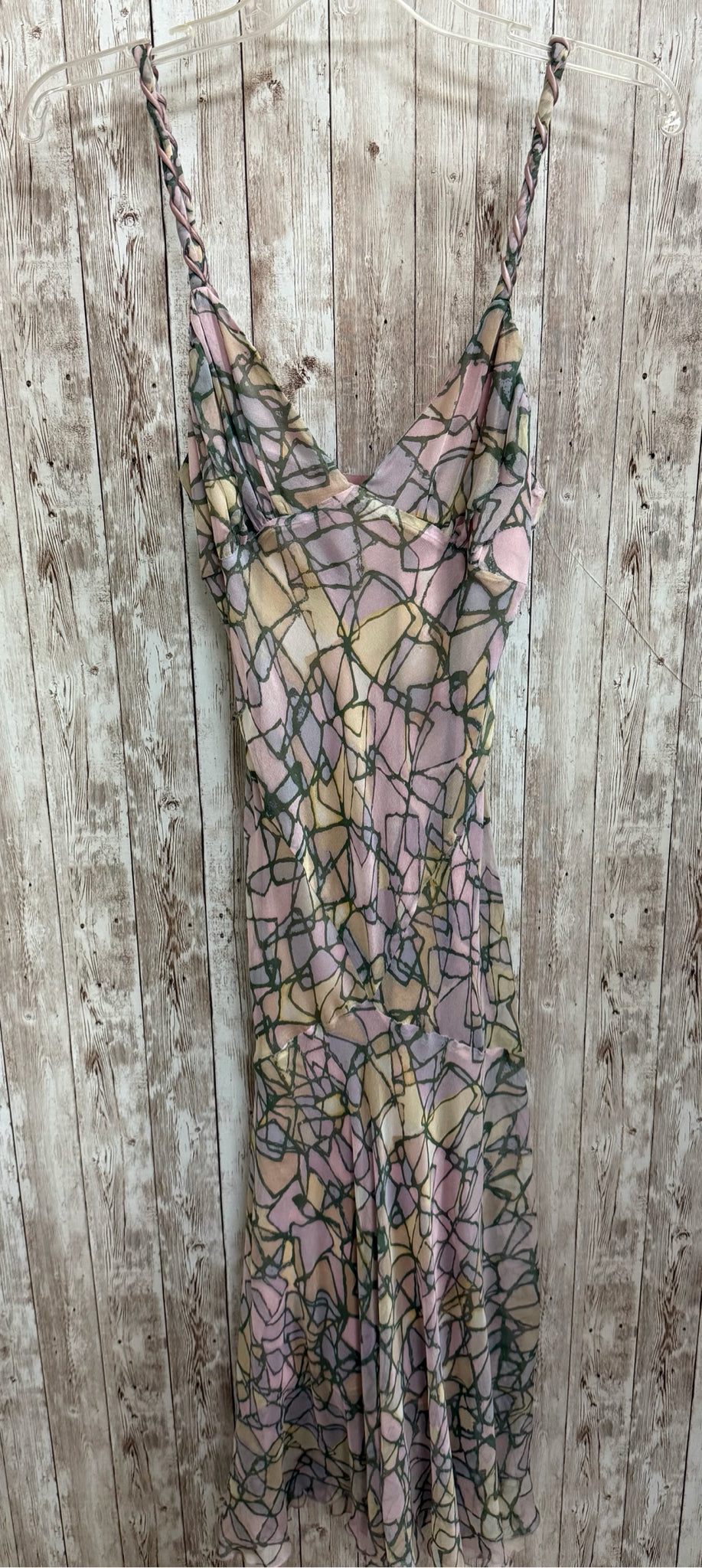 Size 6 DIANE VON FURSTEN BLUSH PRINT Dress