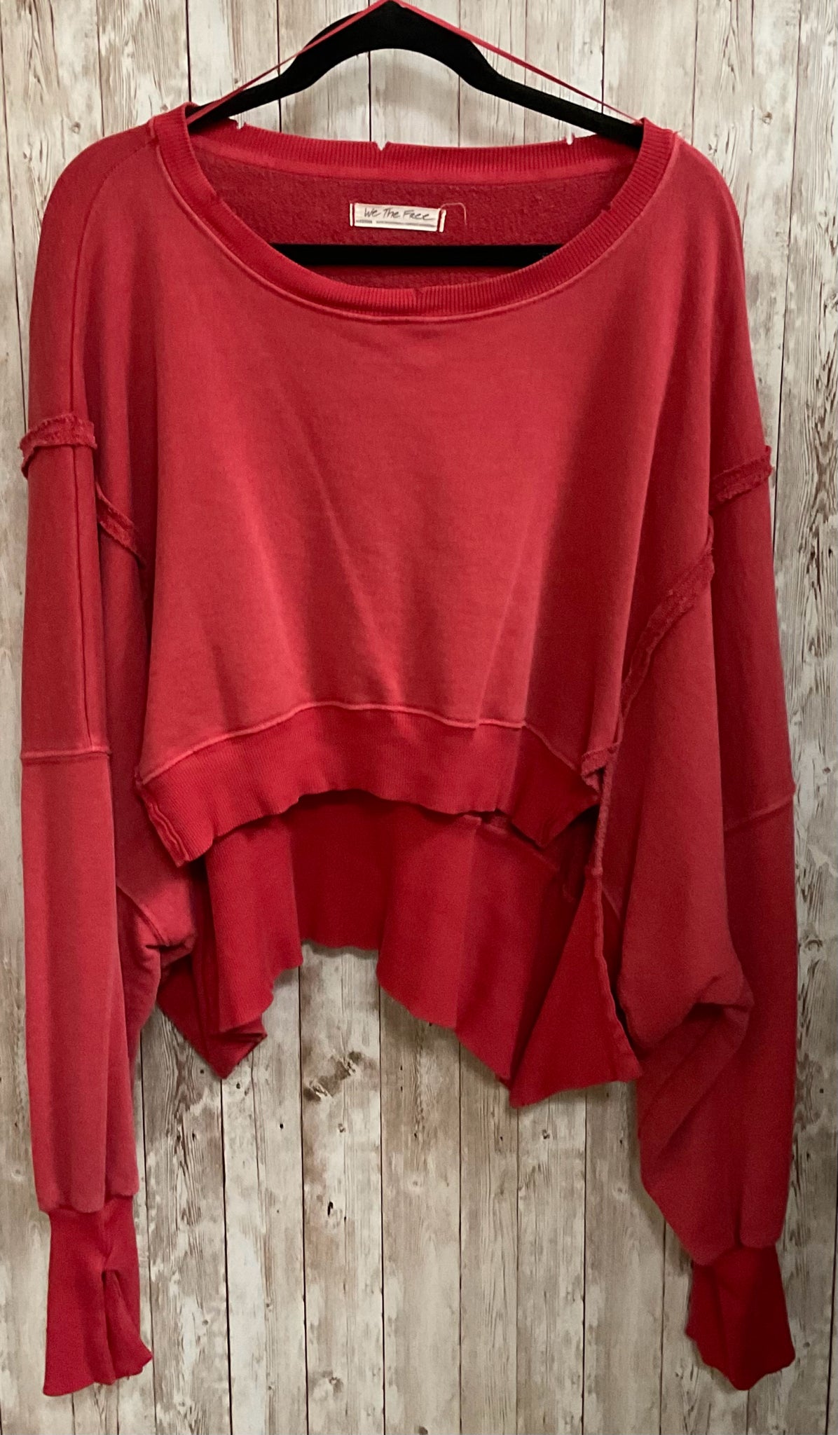 Size M WE THE FREE Red Sweater