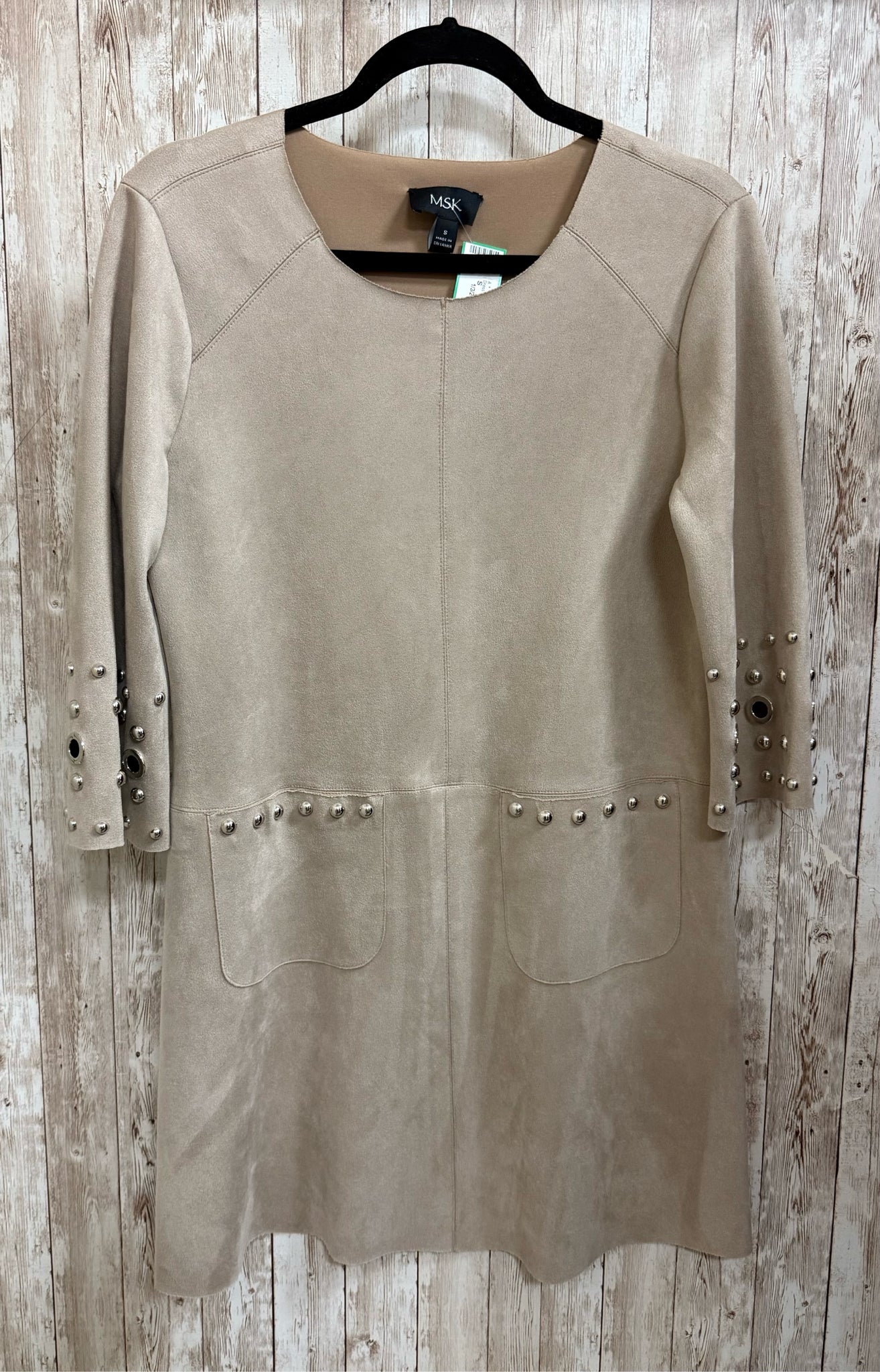 Size S MSK Taupe Dress