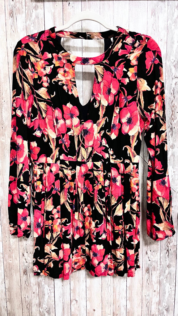 Size 10 FREE PEOPLE BLACK AND RED Dress