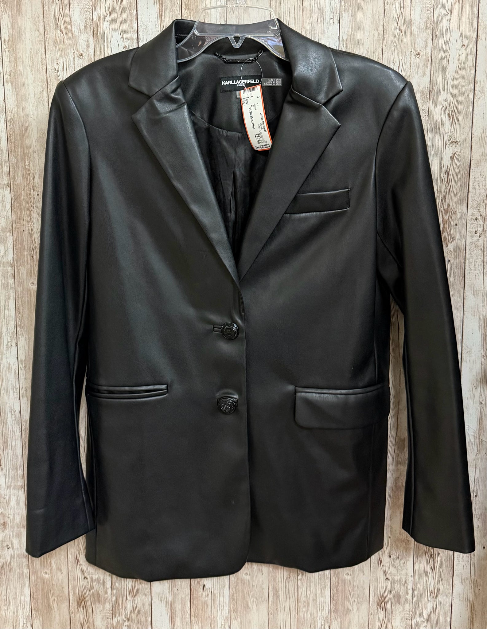 KARL LAGERFELD Size 2 Black Jacket