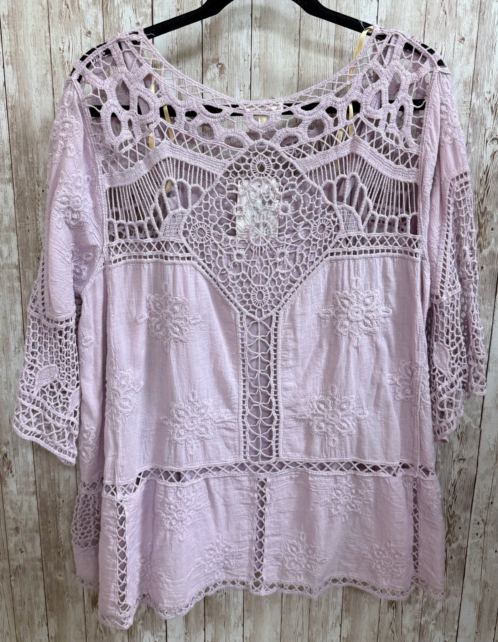 Size S DEMOCRACY Purple Top