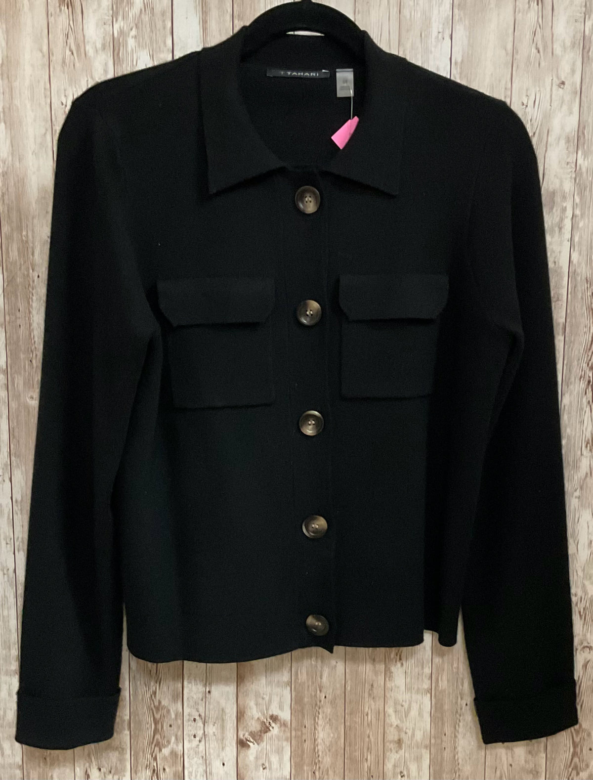 Size S/P TAHARI Black Cardigan