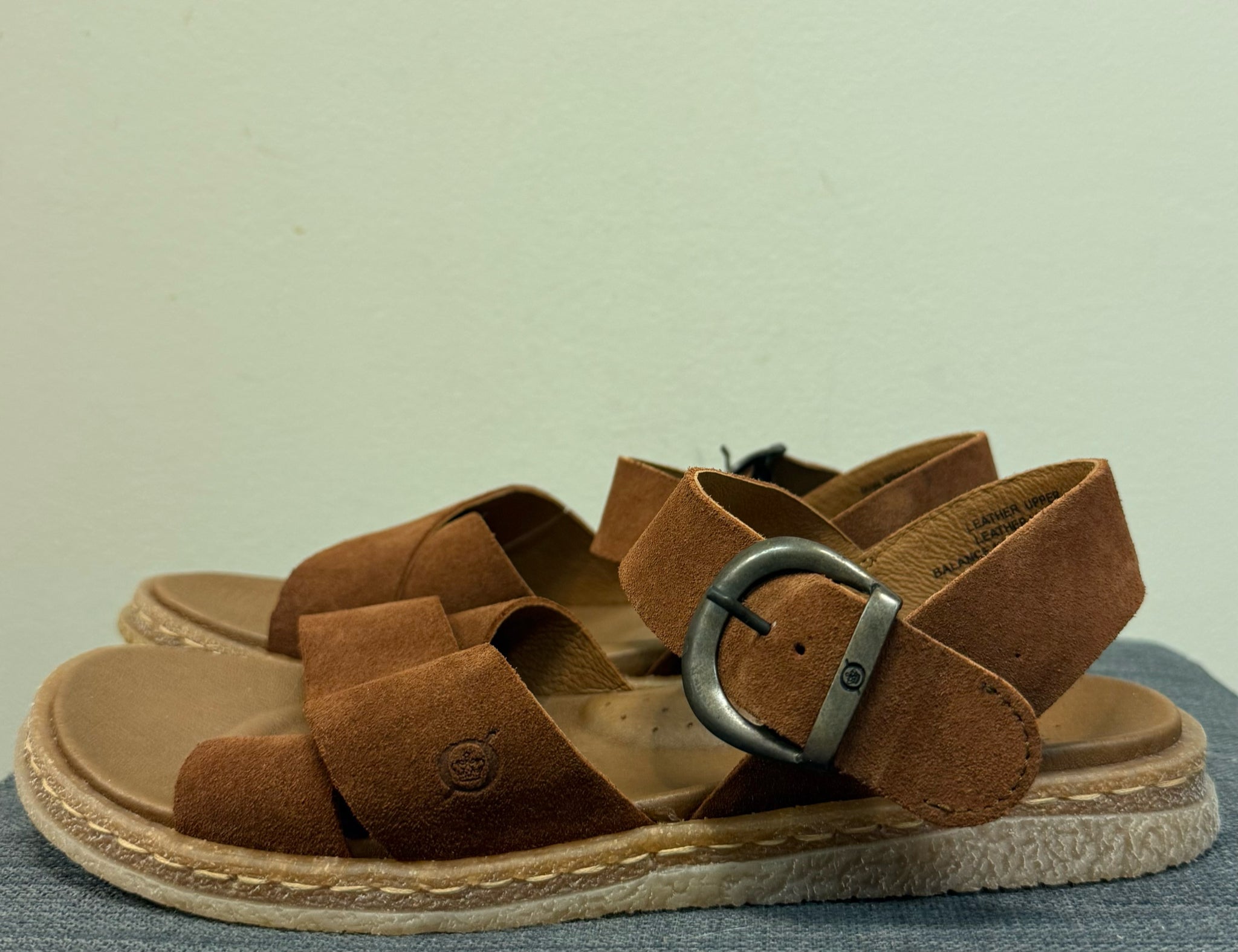 8 BORN Brown Sandals