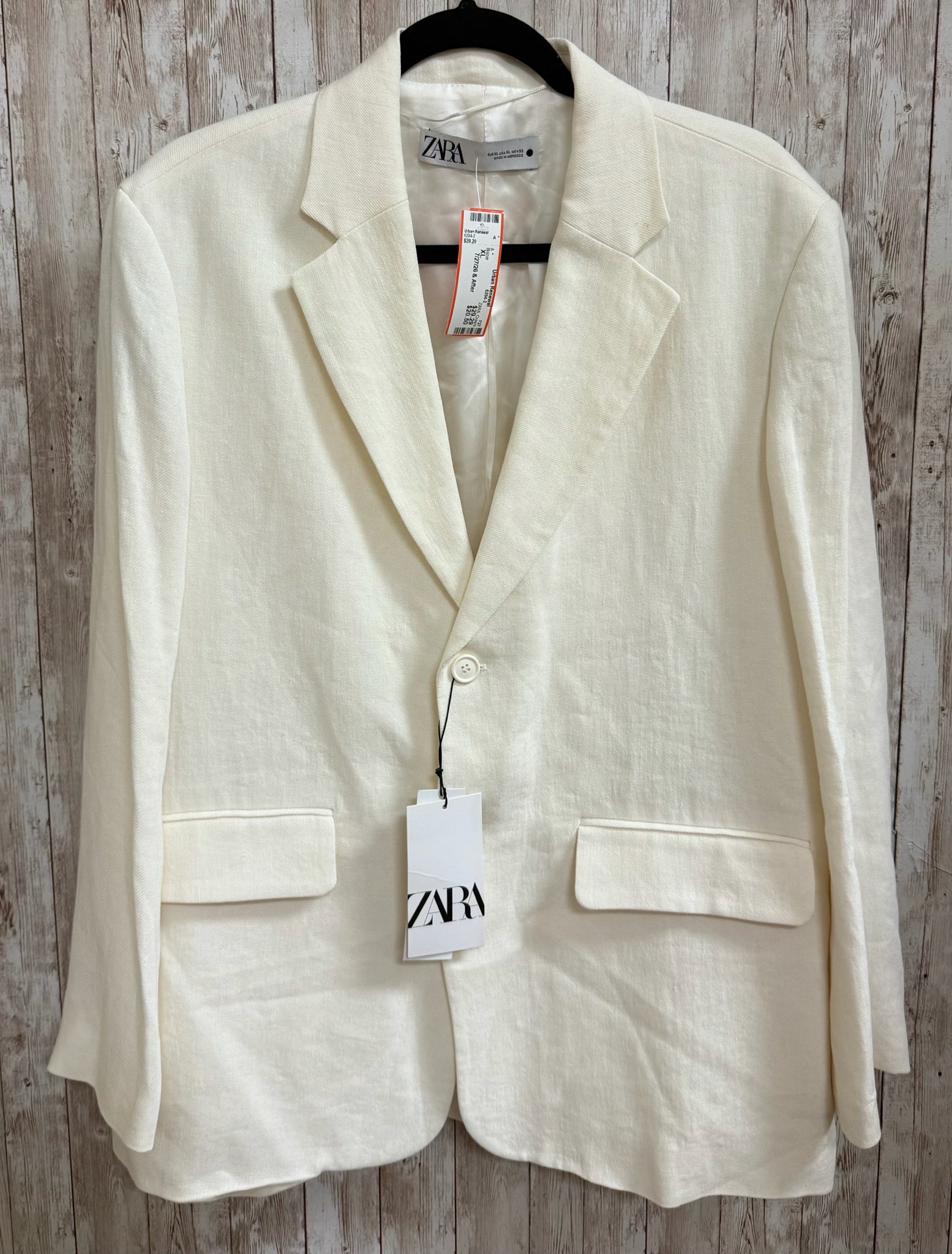Size XL ZARA Cream Blazer