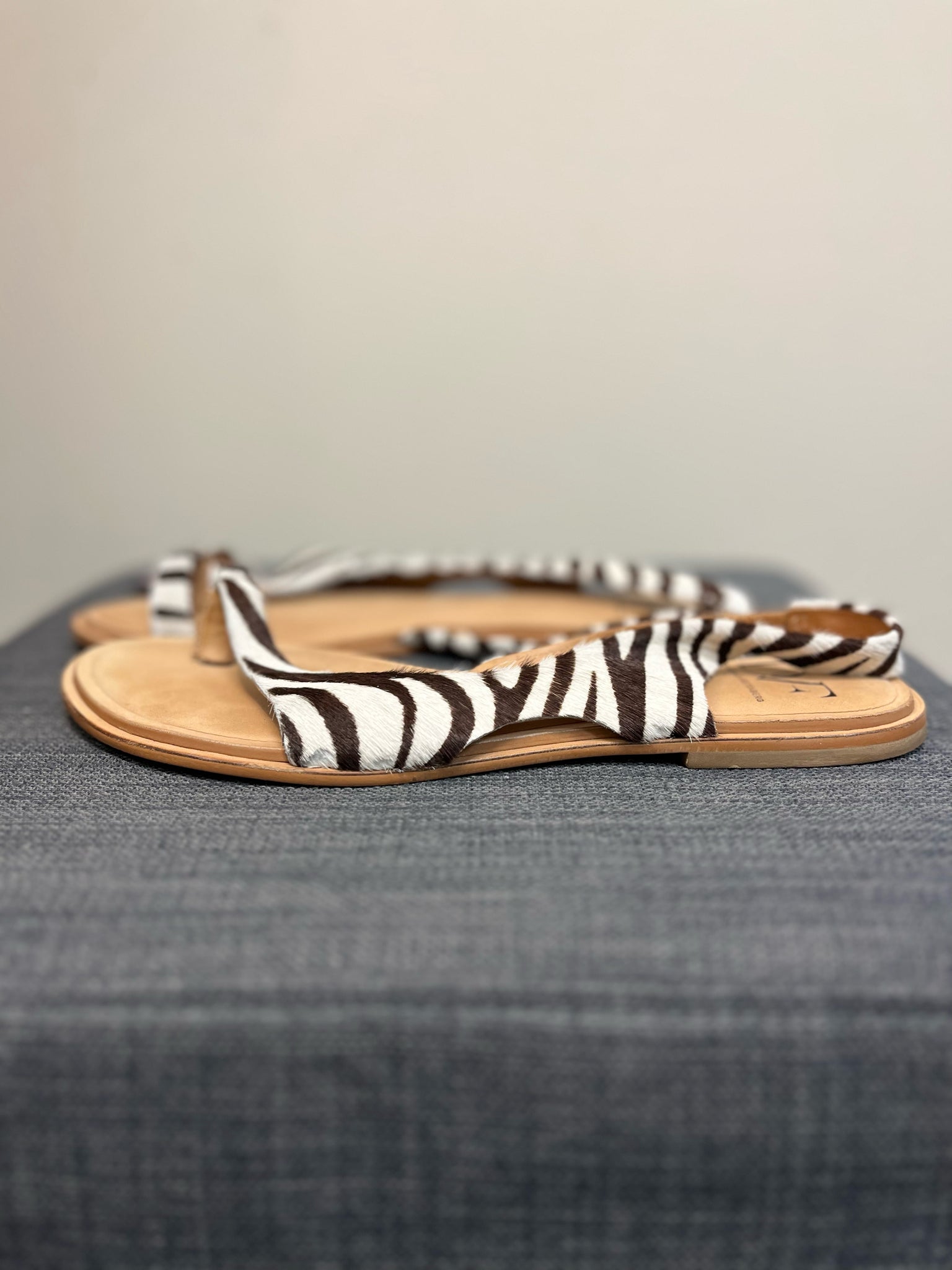 DIANE VON FURSTEN 7 Animal Print Sandals