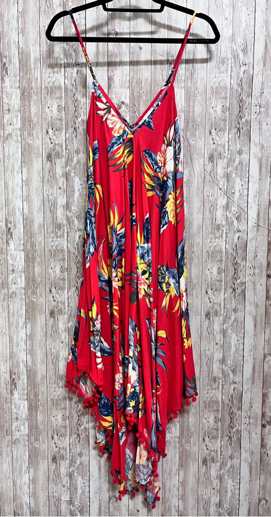 Size XL GOA RED AND BLUE FLORAL Dress