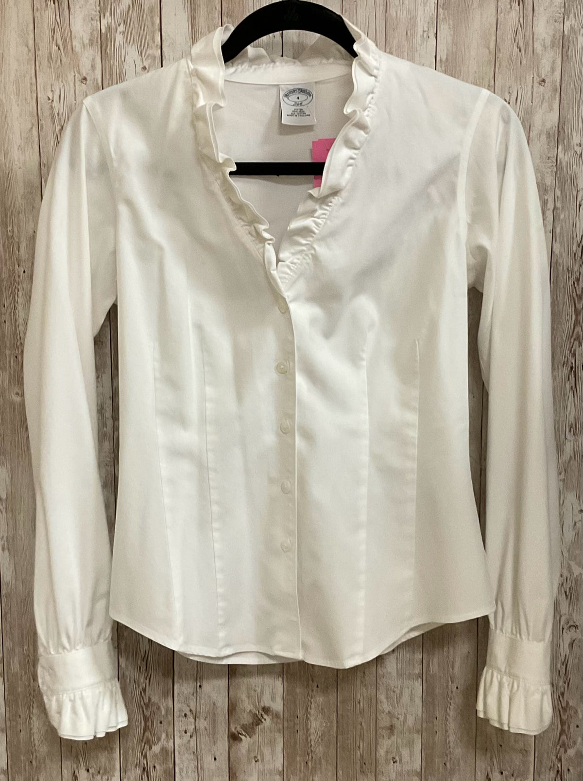 Size 4 BROOKS BROTHERS White Top