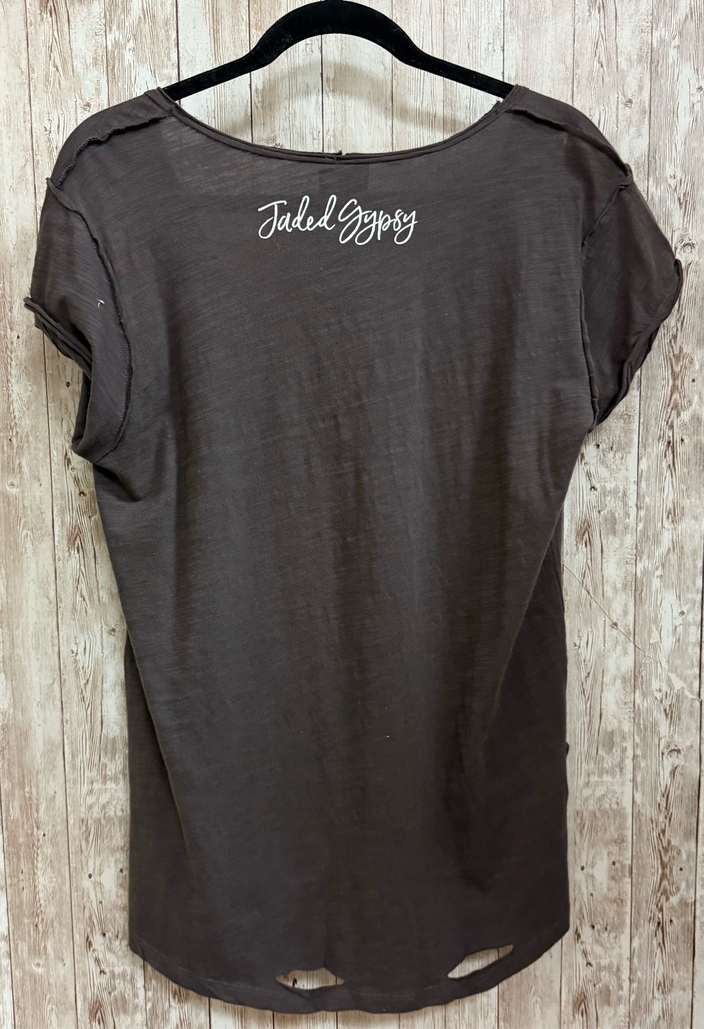 Size S/M JADED GYPSY Brown Top