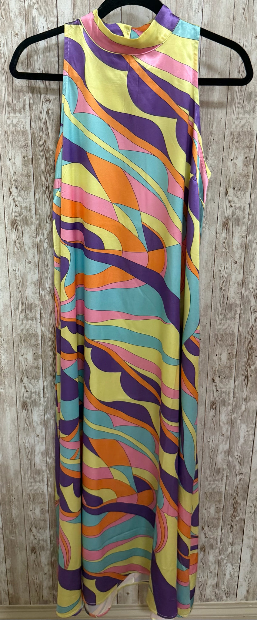 Size L KARLIE YELLOW MULTI Dress