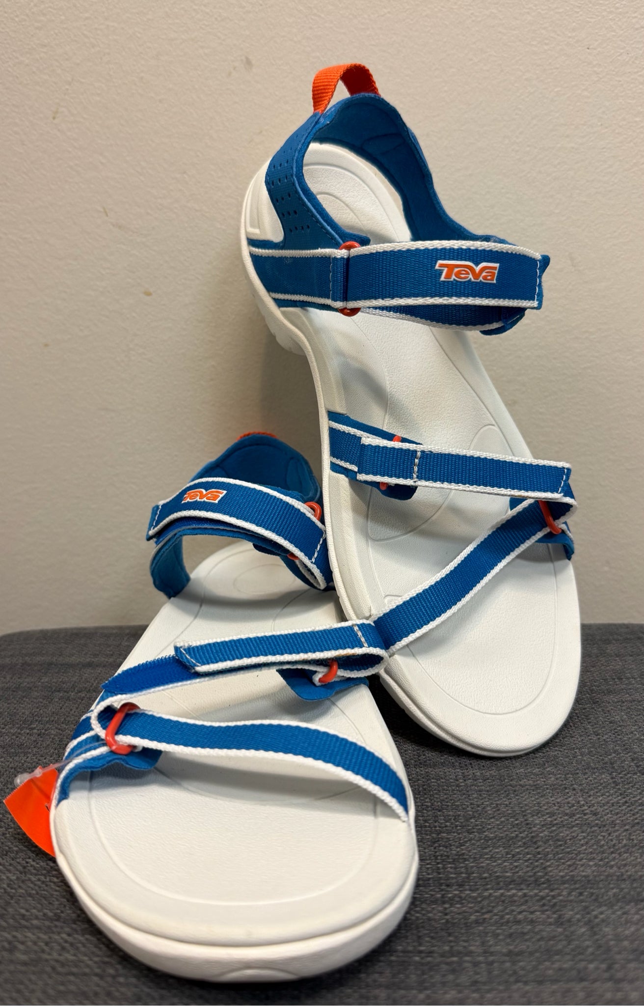 7 TEVA Blue Sandals