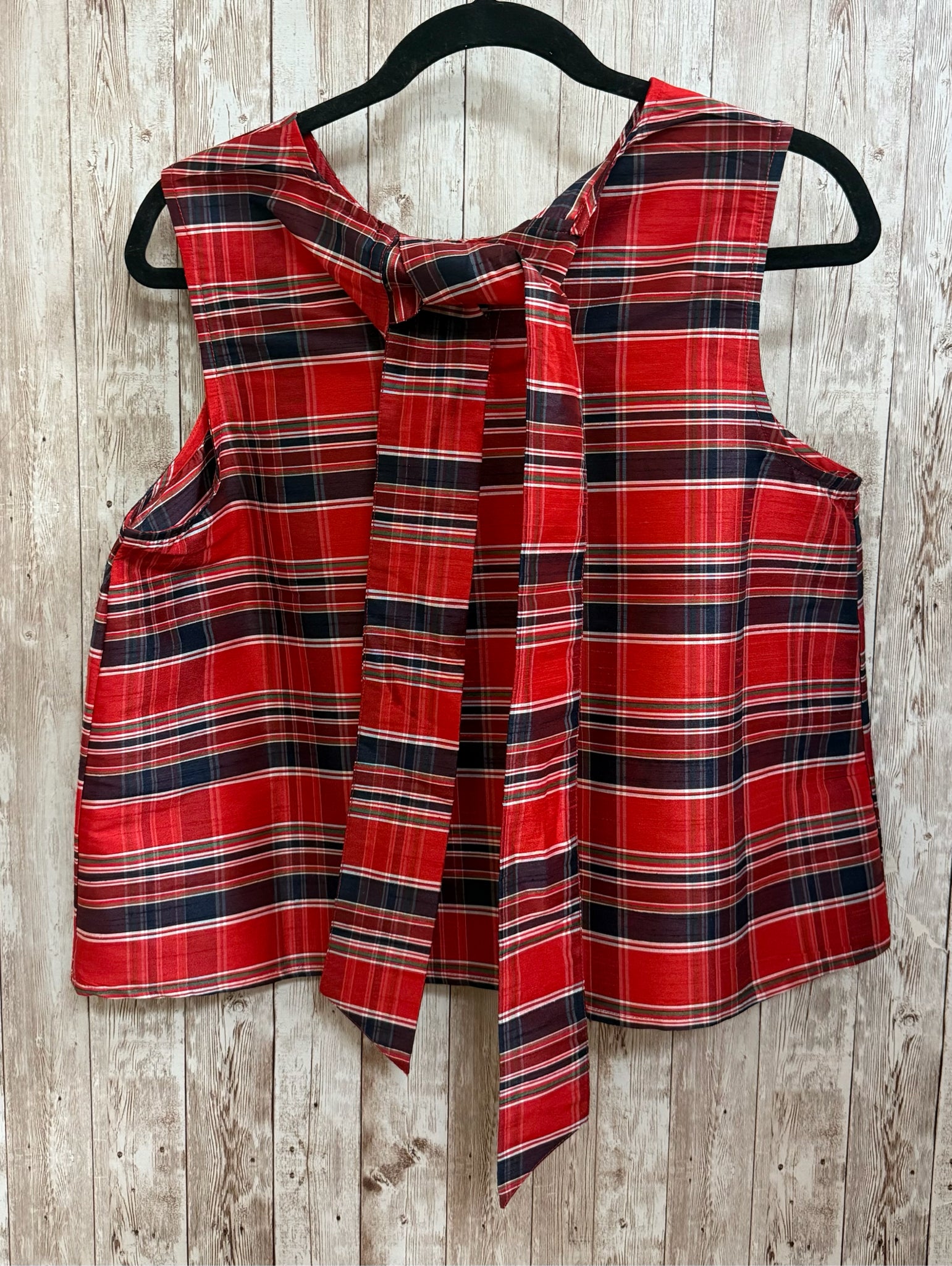 Size L CROWN&IVY Red Print Top