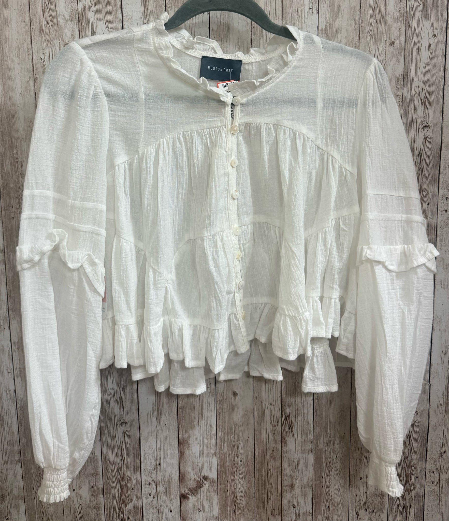 Size S HUDSON GRAY White Top